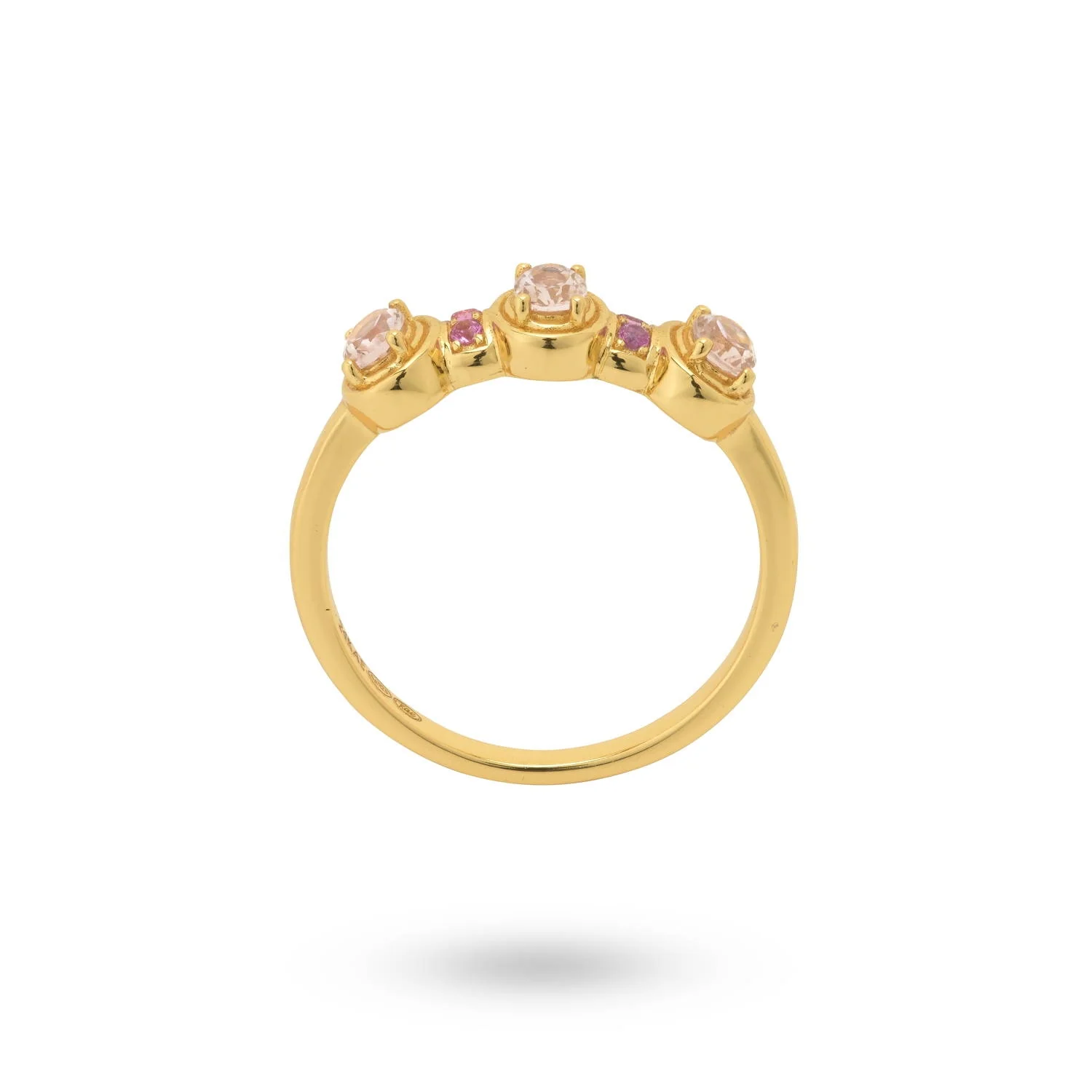 24Kae Gold Ring 124144Y/54 - Image 2