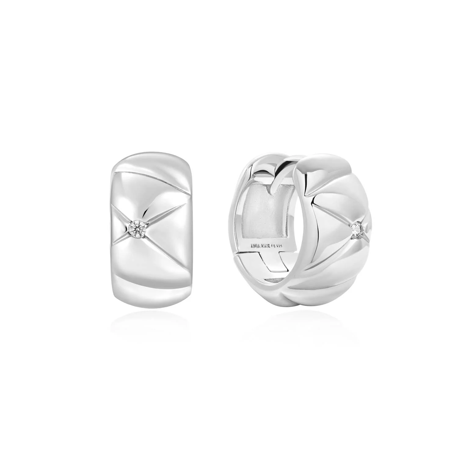 Ania Haie Heart Hunter 925 Sterling Silver Earrings 2002-AH-E057-05H