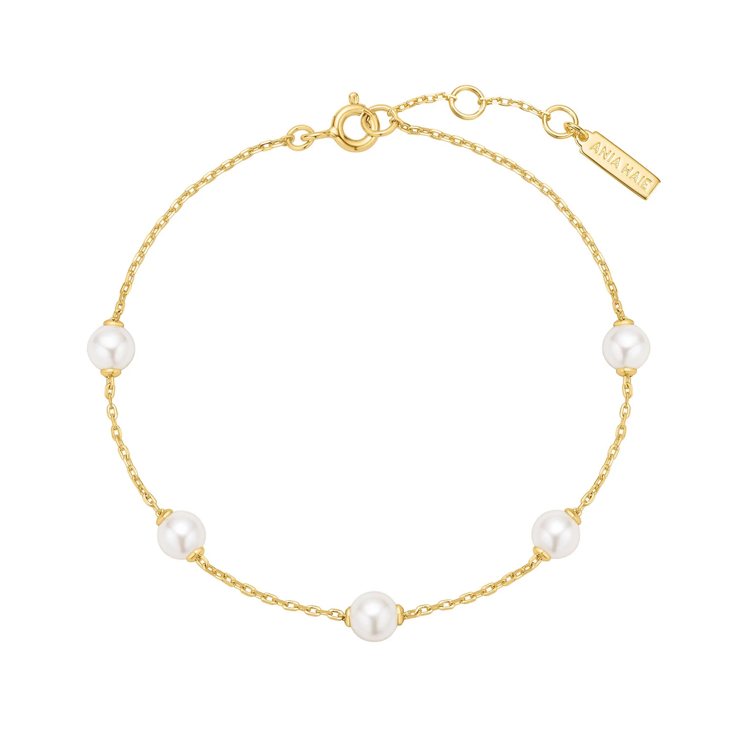 Ania Haie Miss Dainty Goldfarbenes Perlenarmband AH-B065-01G - Image 3