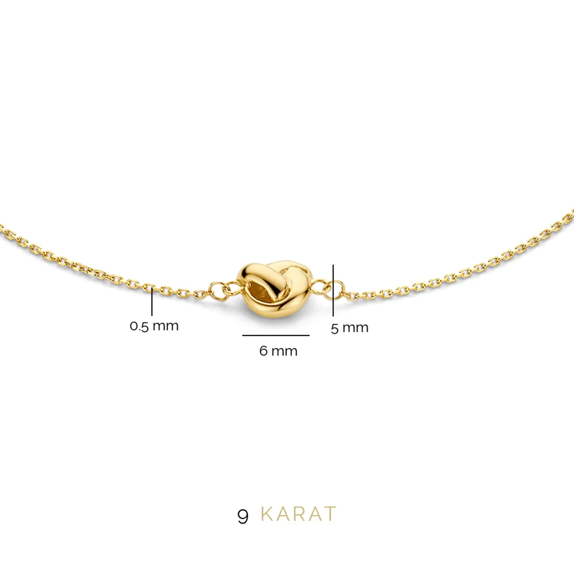 Beloro Jewels Della Spiga damen Armband 375 Gold BO320020 - Image 4