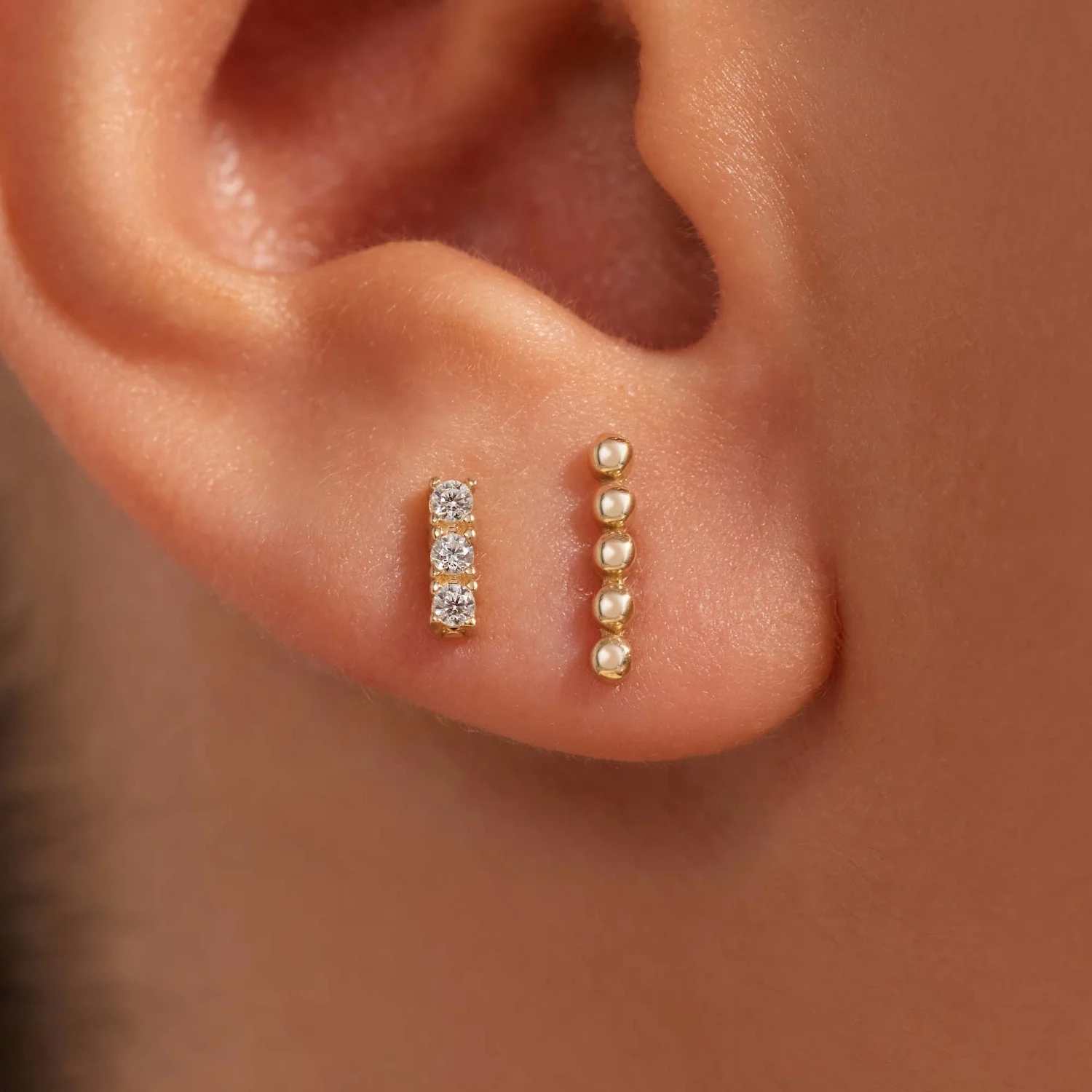 Beloro Jewels La Rinascente Elena 9 Karat Gold Ohrstecker BO360113 - Image 2