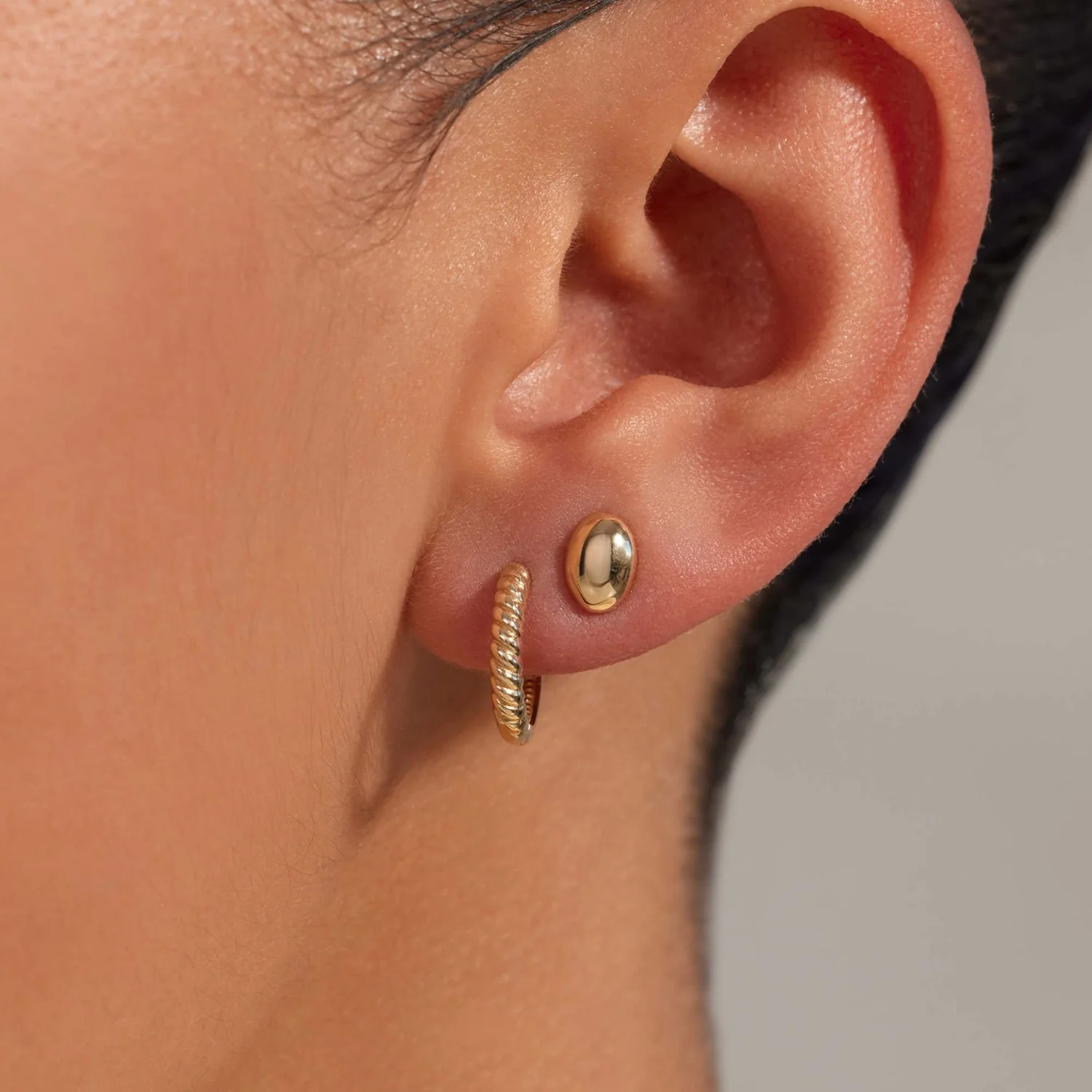 Beloro Jewels La Rinascente Fleur 9 Karat Creolen BO360105 - Image 3