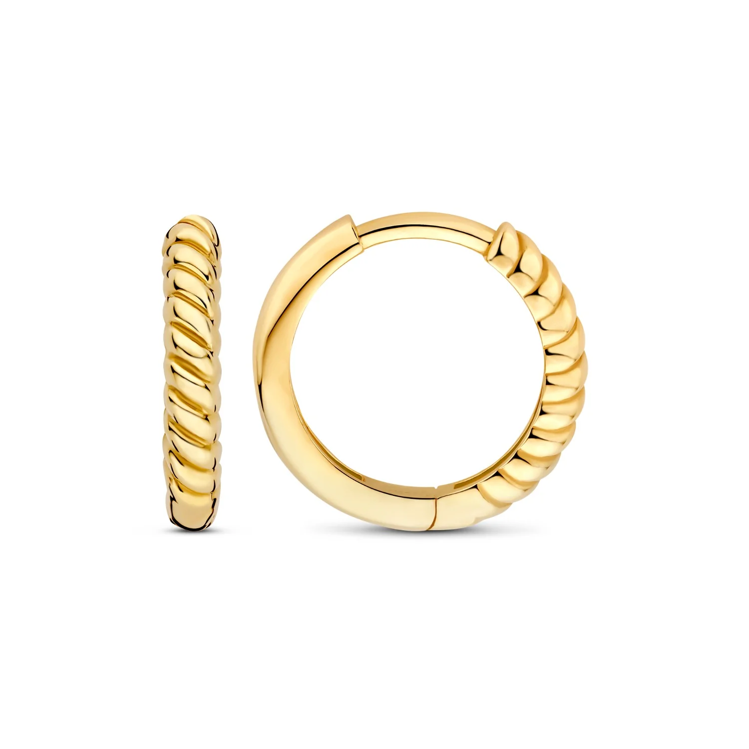 Beloro Jewels La Rinascente Fleur 9 Karat Creolen BO360105 - Image 4