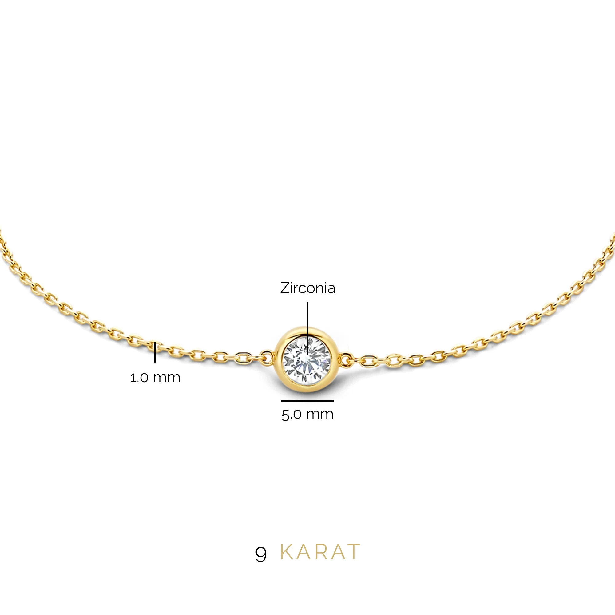 Beloro Jewels Monte Napoleone damen Armband Gold BO320009 - Image 6