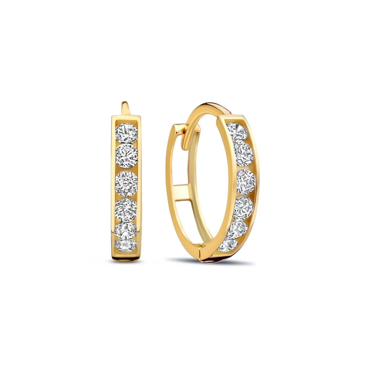 Beloro Jewels Monte Napoleone Stella 375er Gold Creolen BO360067