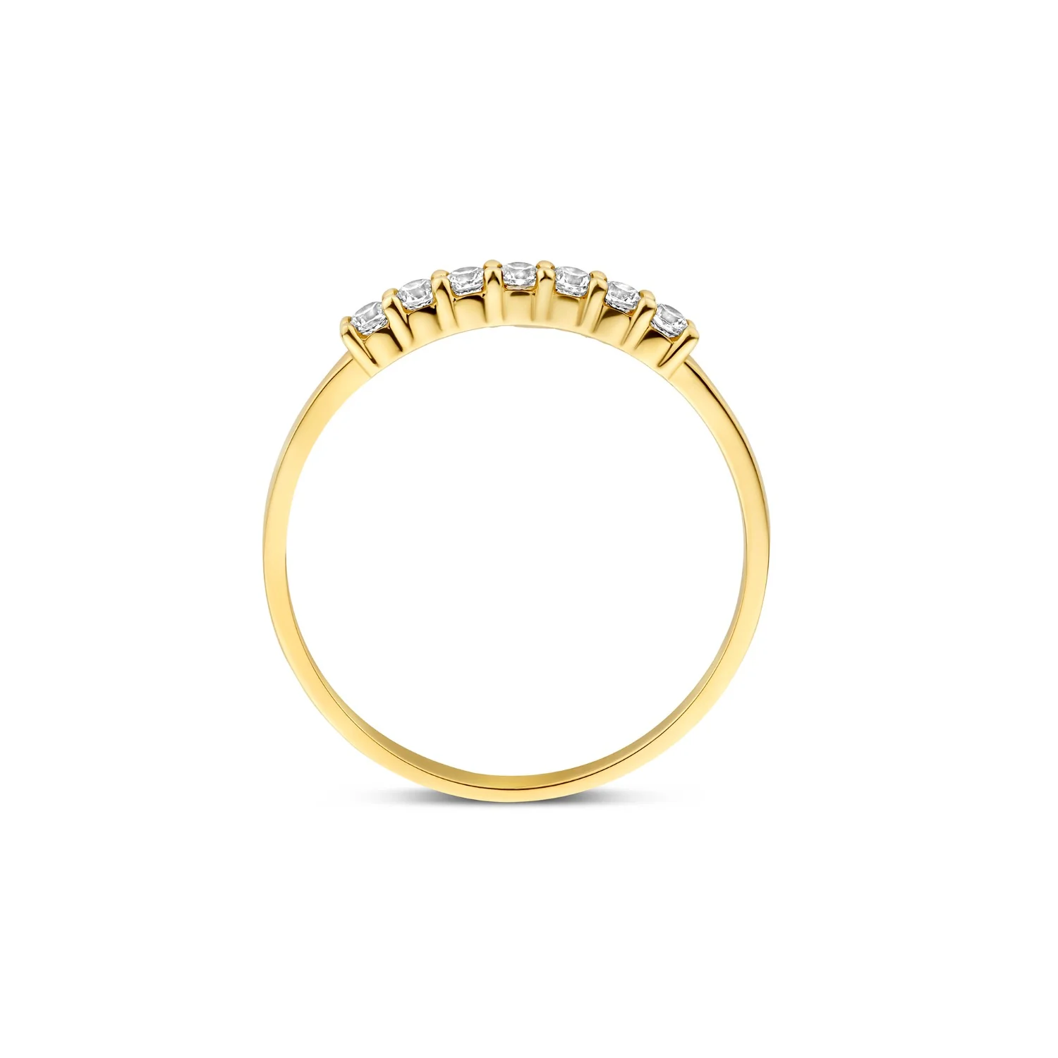 Beloro Jewels Monte Napoleone Stella 9 Karat Gold Ring mit Zirkonia-Steinen BO330054-56 - Image 5