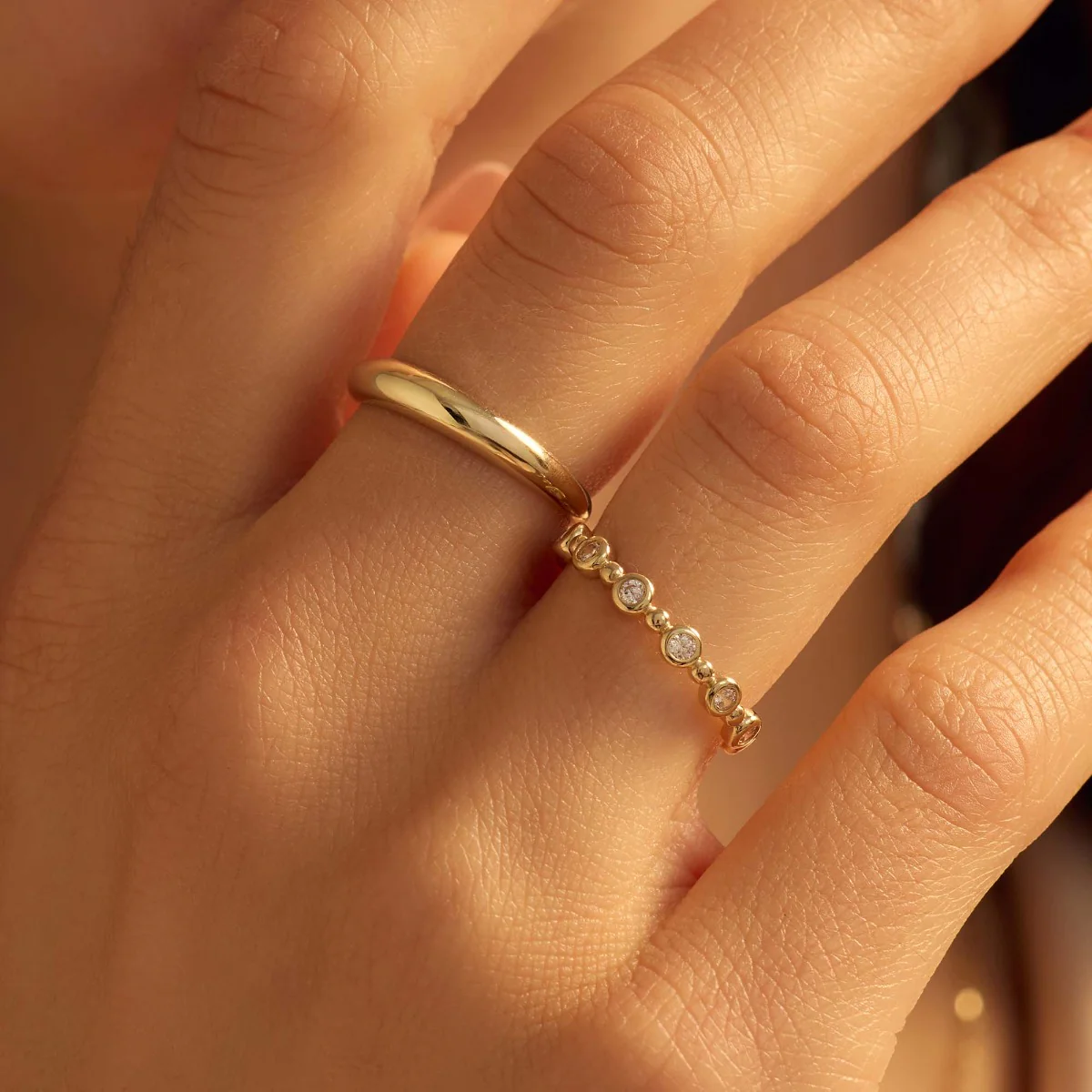Beloro Jewels Monte Napoleone Stella 9 karat gold ring with zirconia BO330037-58 - Image 2