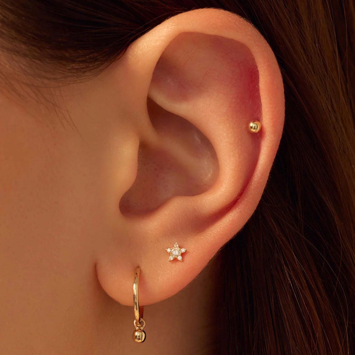 Beloro Jewels Navigli Isidora 9 karat gold piercing BO370002 - Image 2