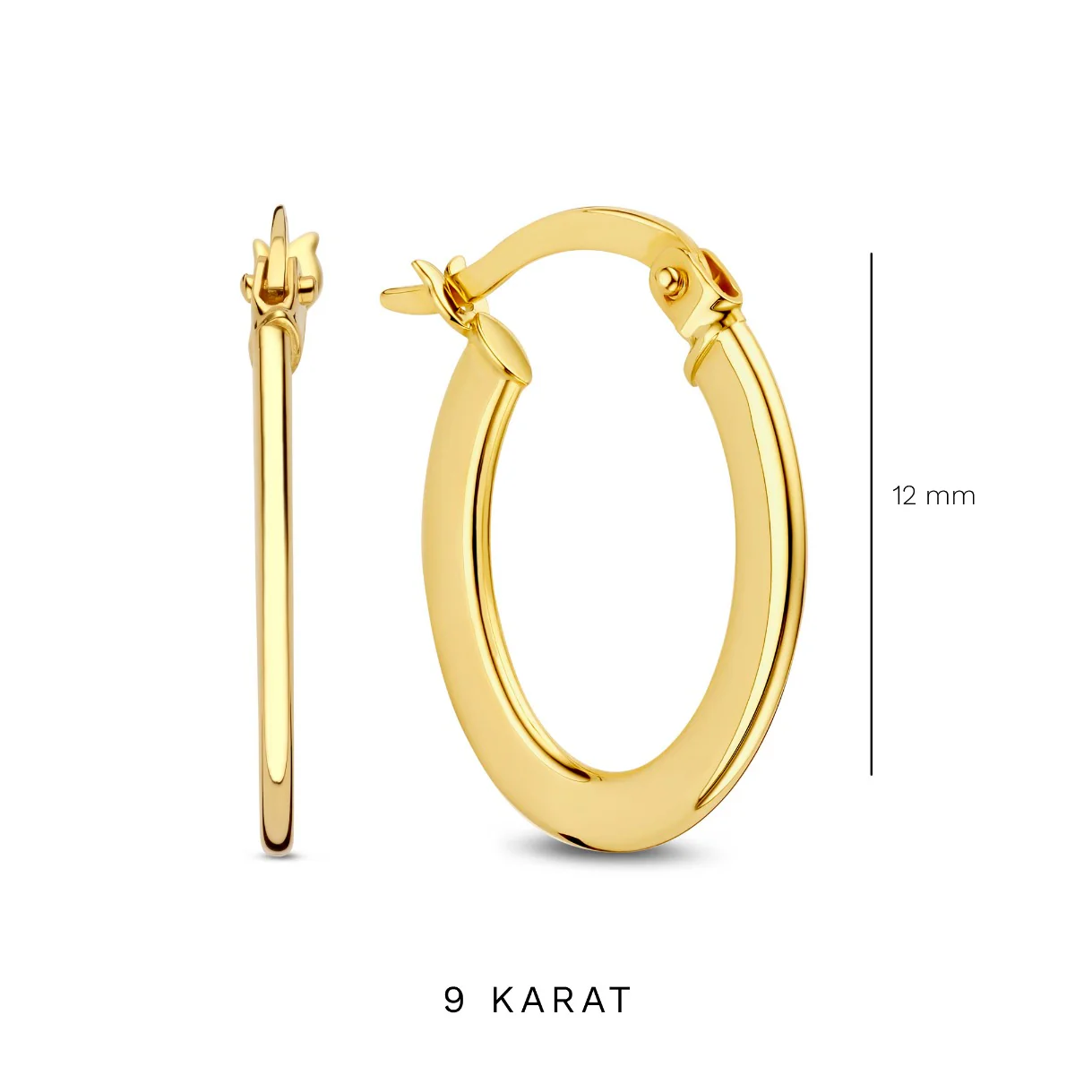Beloro Jewels Regalo d'Amore 9 Karat Gold Ohrringe Geschenkset BO90023 - Image 6