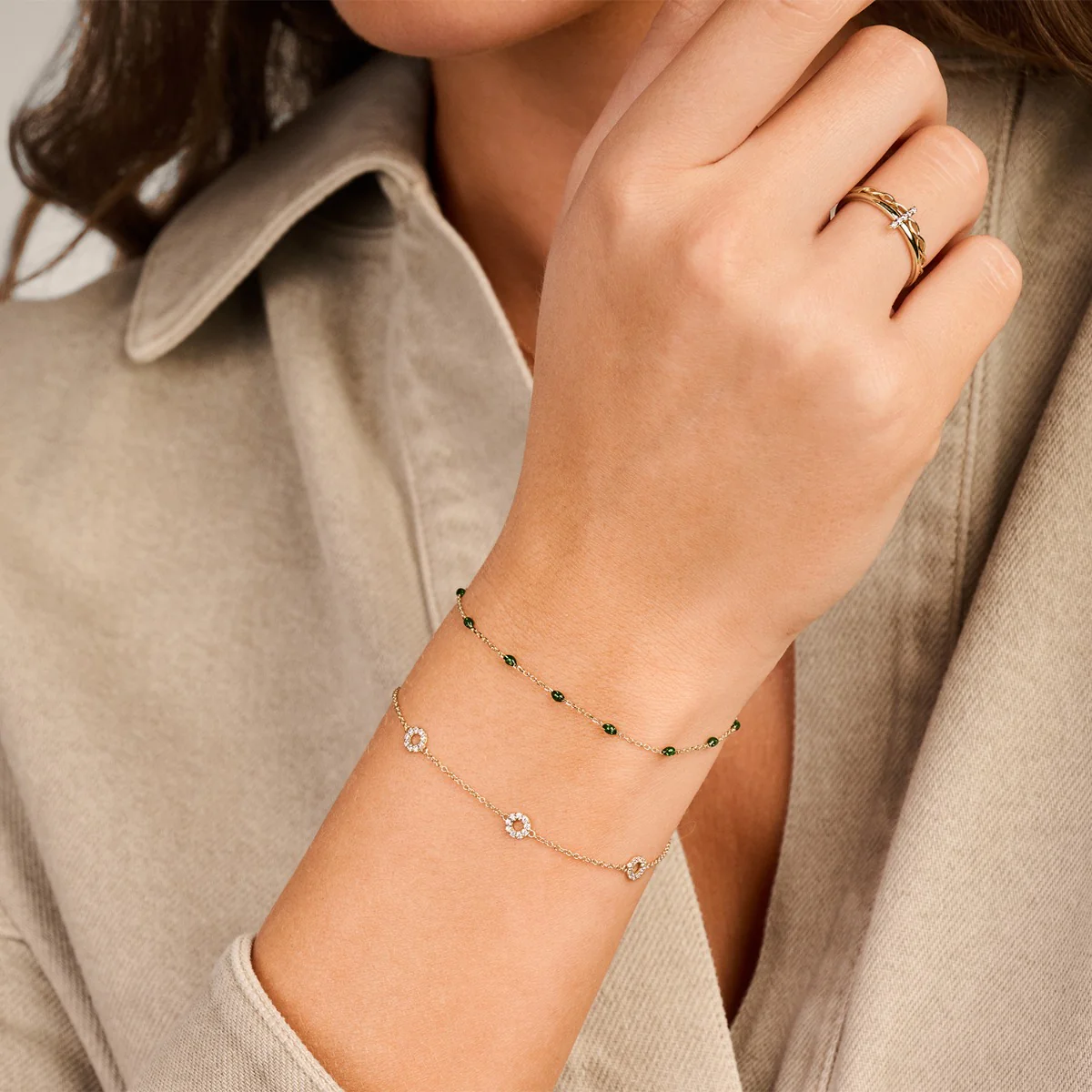 Blush 14 Karat Golden Bracelet 2226YRG - Image 2
