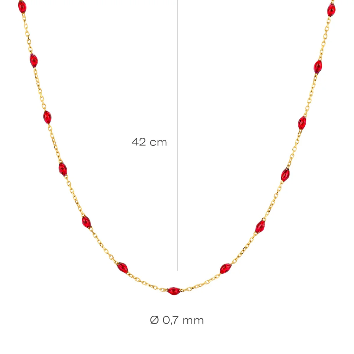 Blush 14 Karat Golden Necklace 3162YRR - Image 4