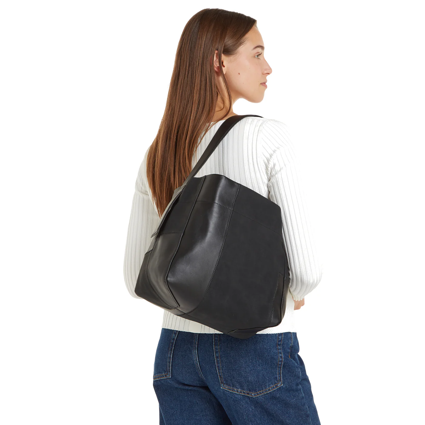 Calvin Klein Texture damen Handtasche Schwarz K60K611658BEH - Image 2