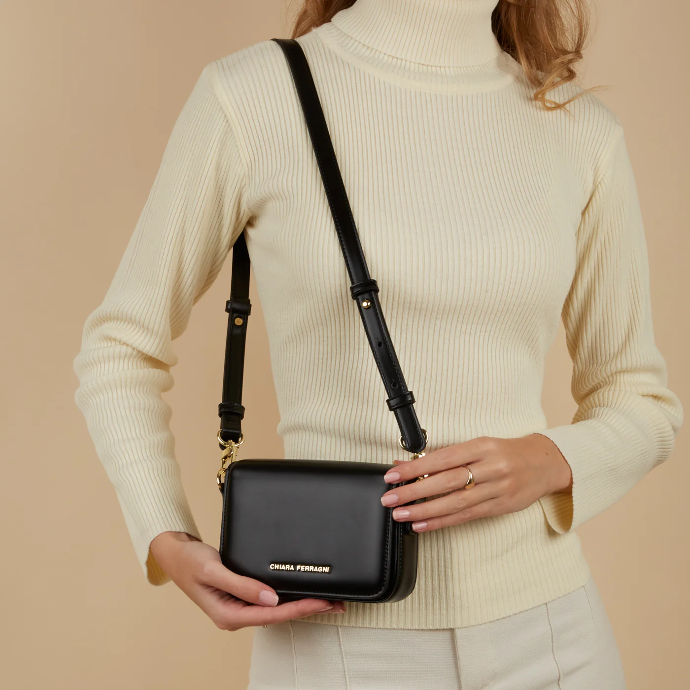 Chiara Ferragni damen Umhängetasche Schwarz 75SB4BK2-ZS959-899 - Image 2