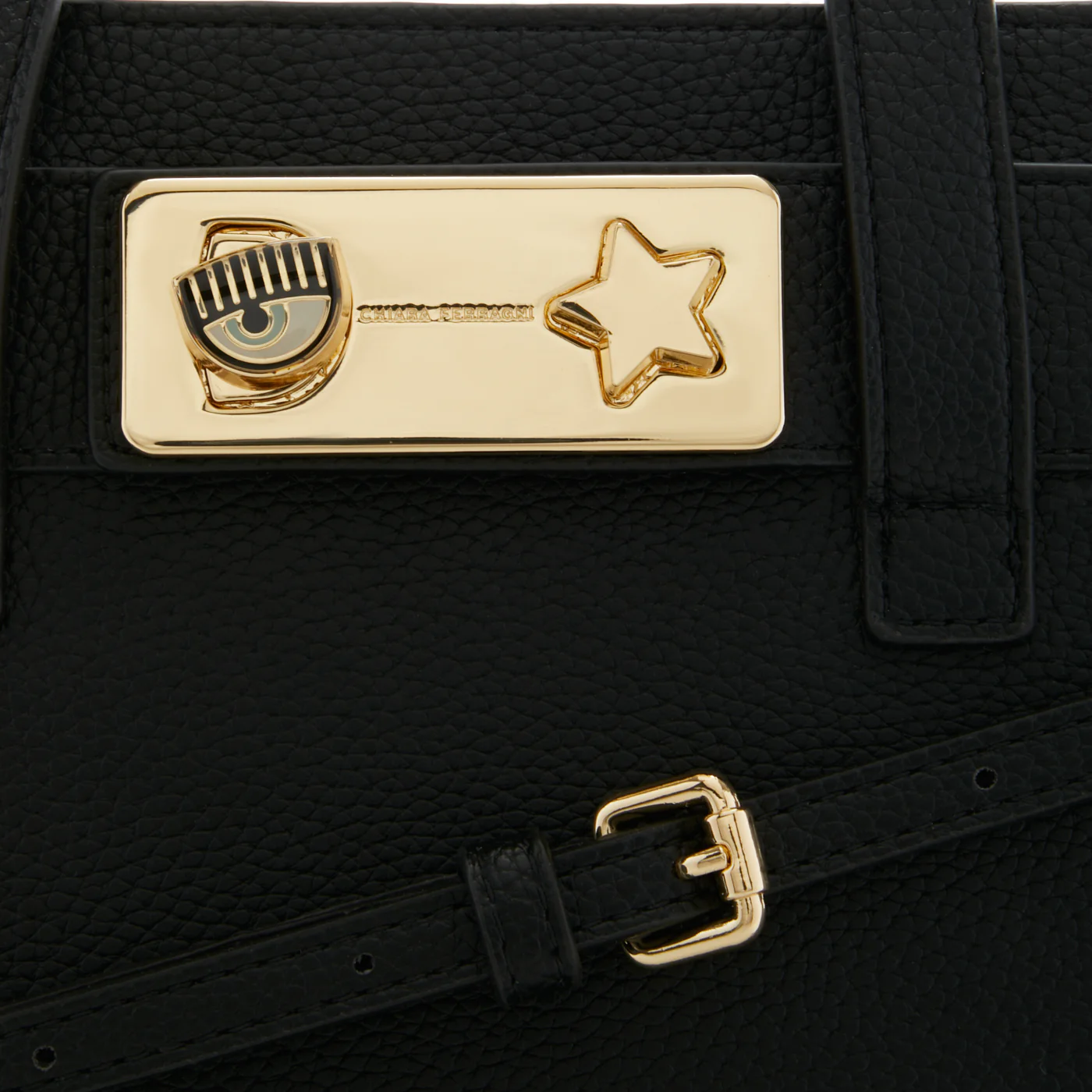 Chiara Ferragni Eye Star damen Handtasche Schwarz 75SB4BE6-ZS529-899 - Image 6