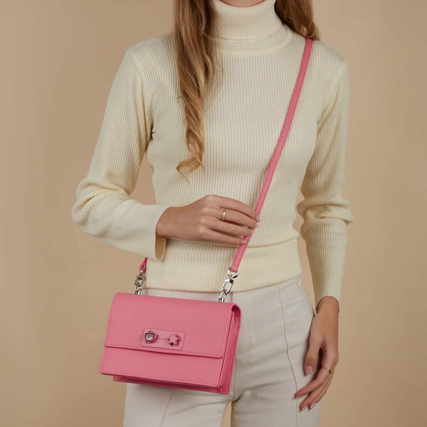 Chiara Ferragni Eye Star damen Umhängetasche Rosa 75SB4BE8-ZS529-428 - Image 2