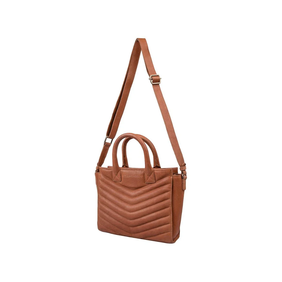 Cowboysbag Carmen Kognak Leder Handtasche 3459-000381 - Image 3