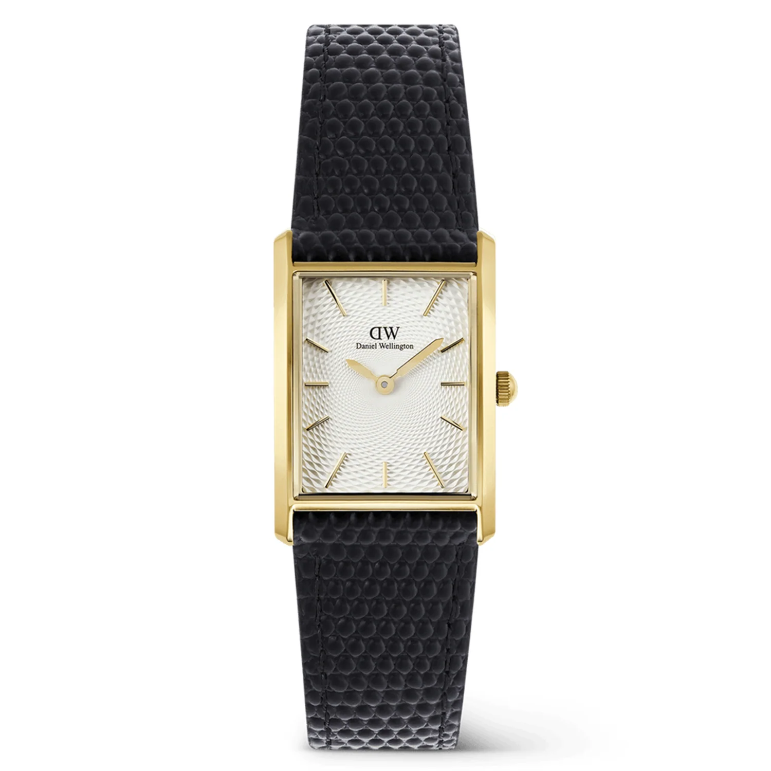 Daniel Wellington Bound Black Lizard Weiß Guilloché Unisex Uhr DW00100899
