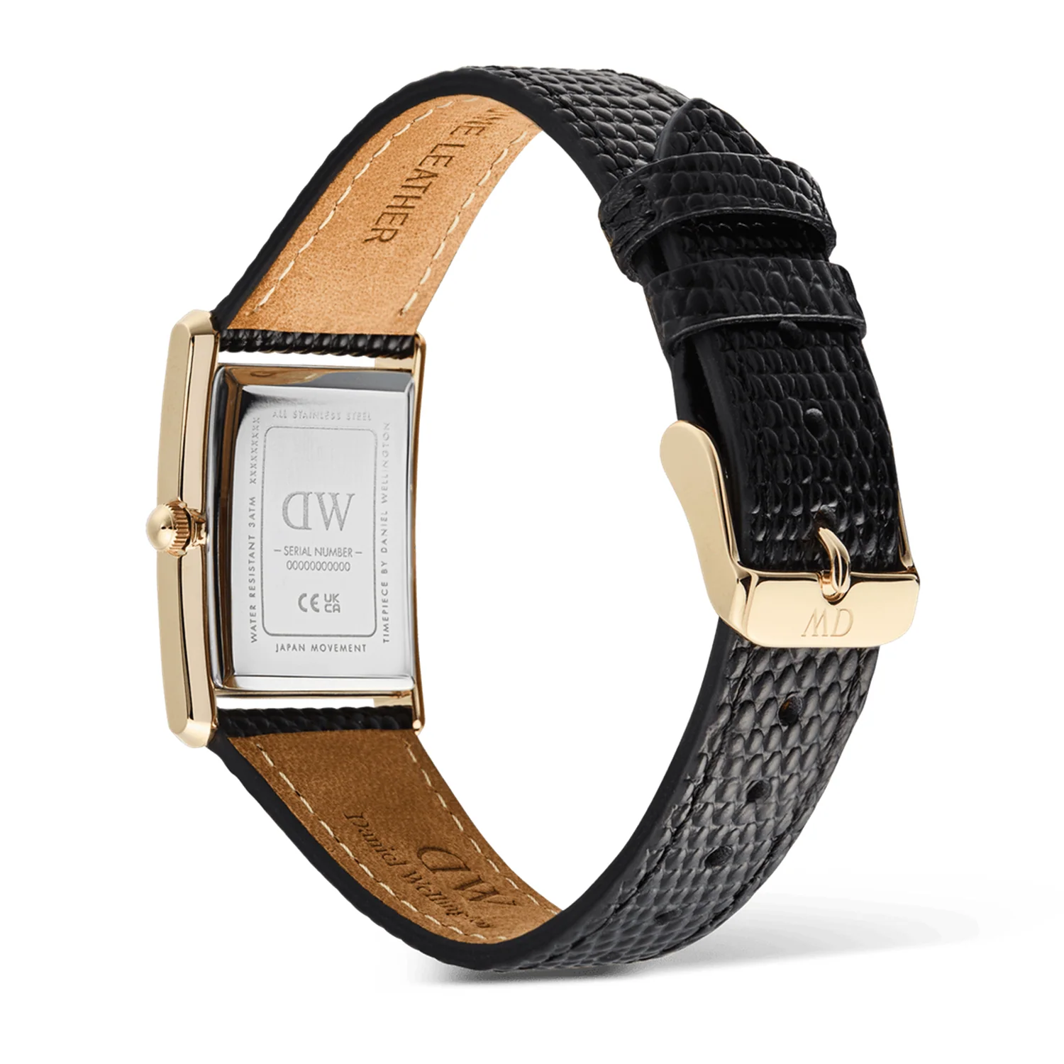 Daniel Wellington Bound Black Lizard Weiß Guilloché Unisex Uhr DW00100899 - Image 5