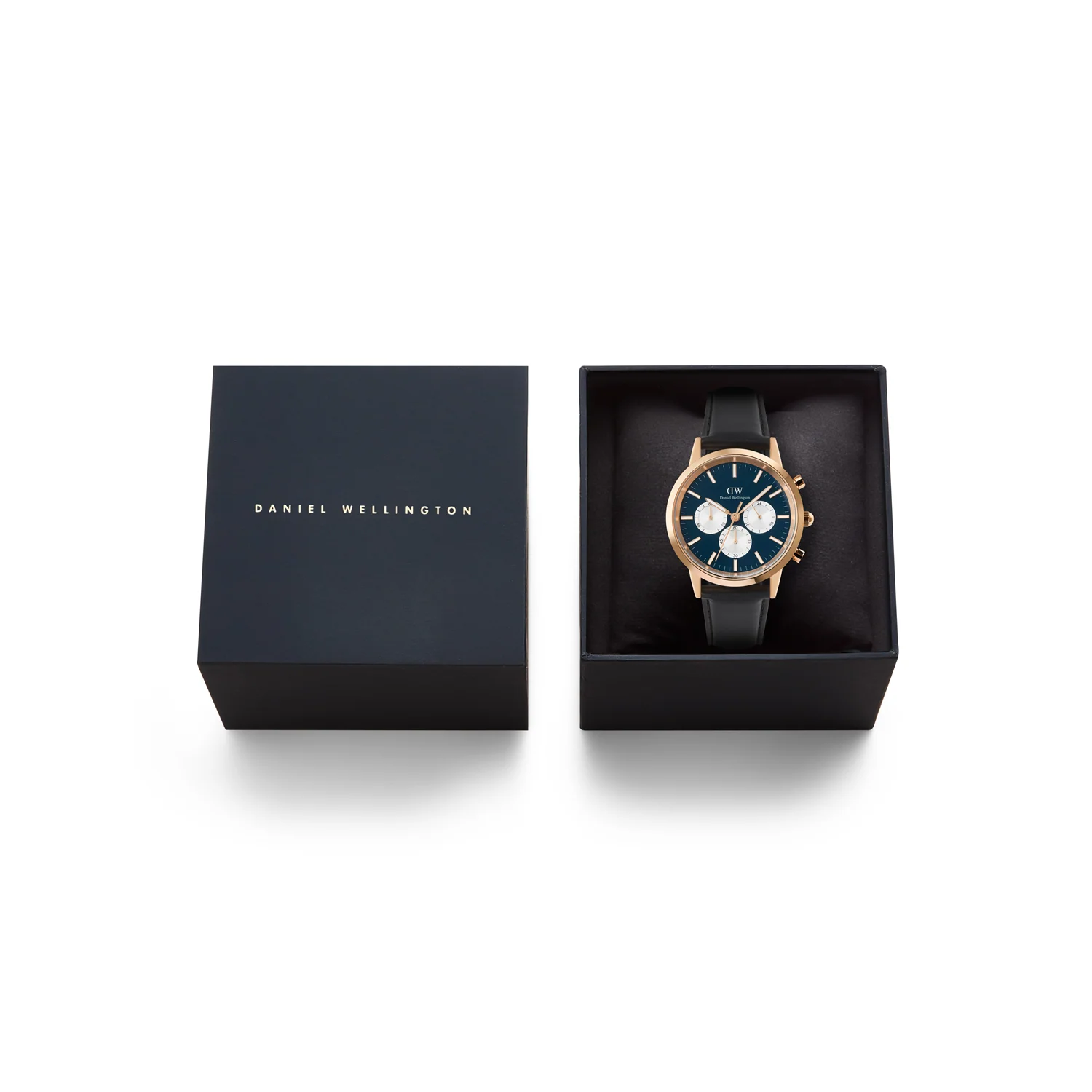 Daniel Wellington Iconic Chronograph Blue Arctic Men's Watch DW00100877 - Image 5