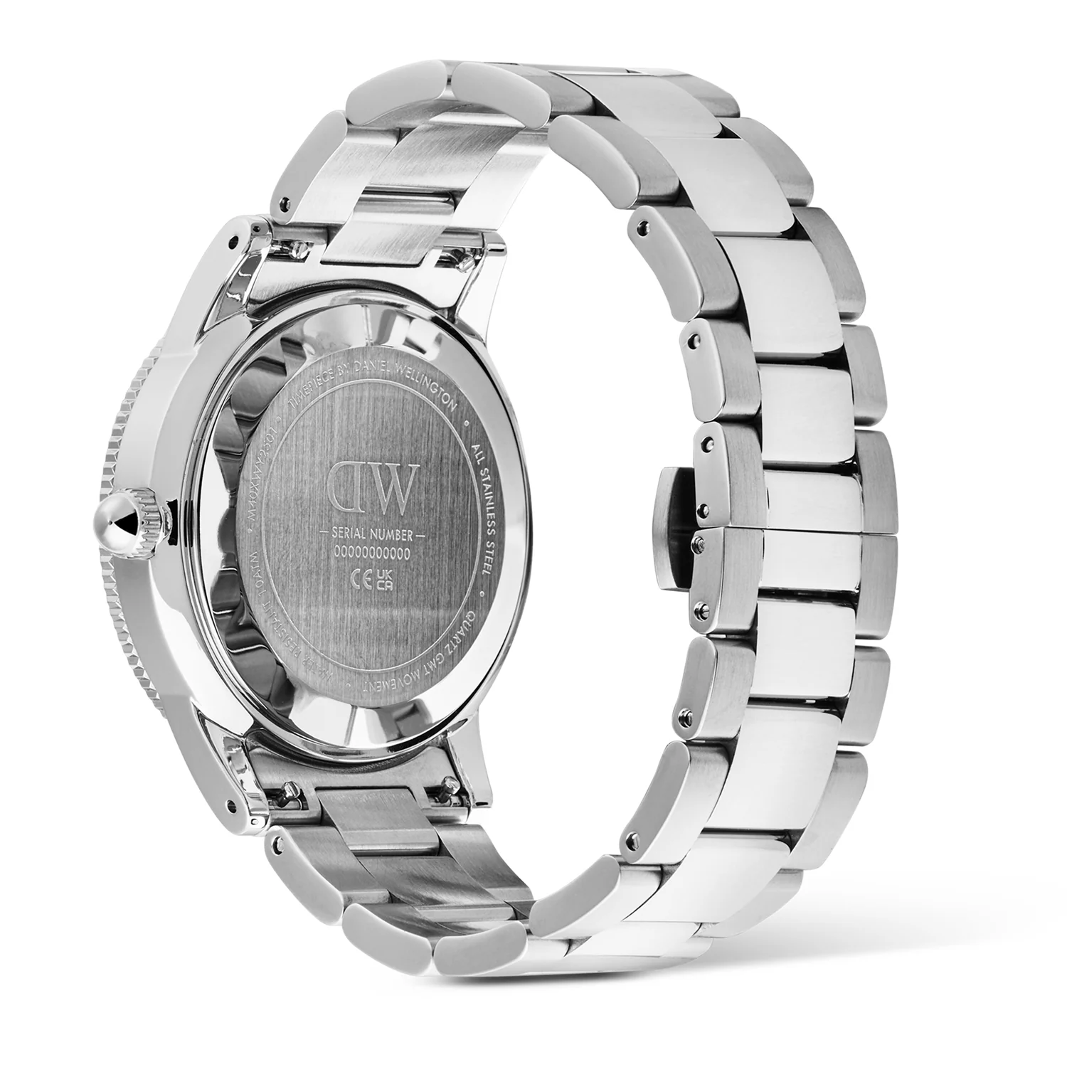 Daniel Wellington Iconic Link Schwarz Blaue Keramiklünette Herren Uhr DW00100921 - Image 5