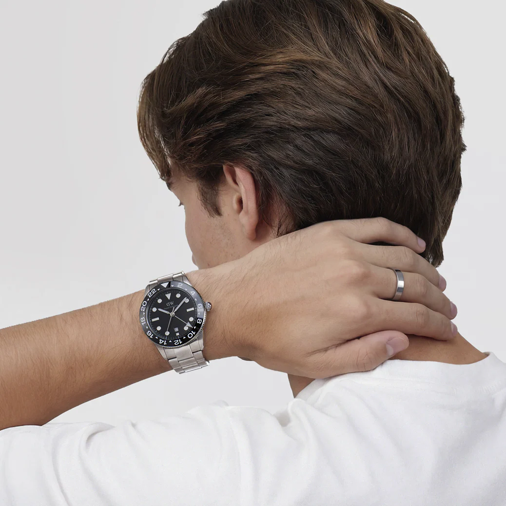 Daniel Wellington Iconic Link Schwarze Keramiklünette Herren Uhr DW00100919 - Image 2