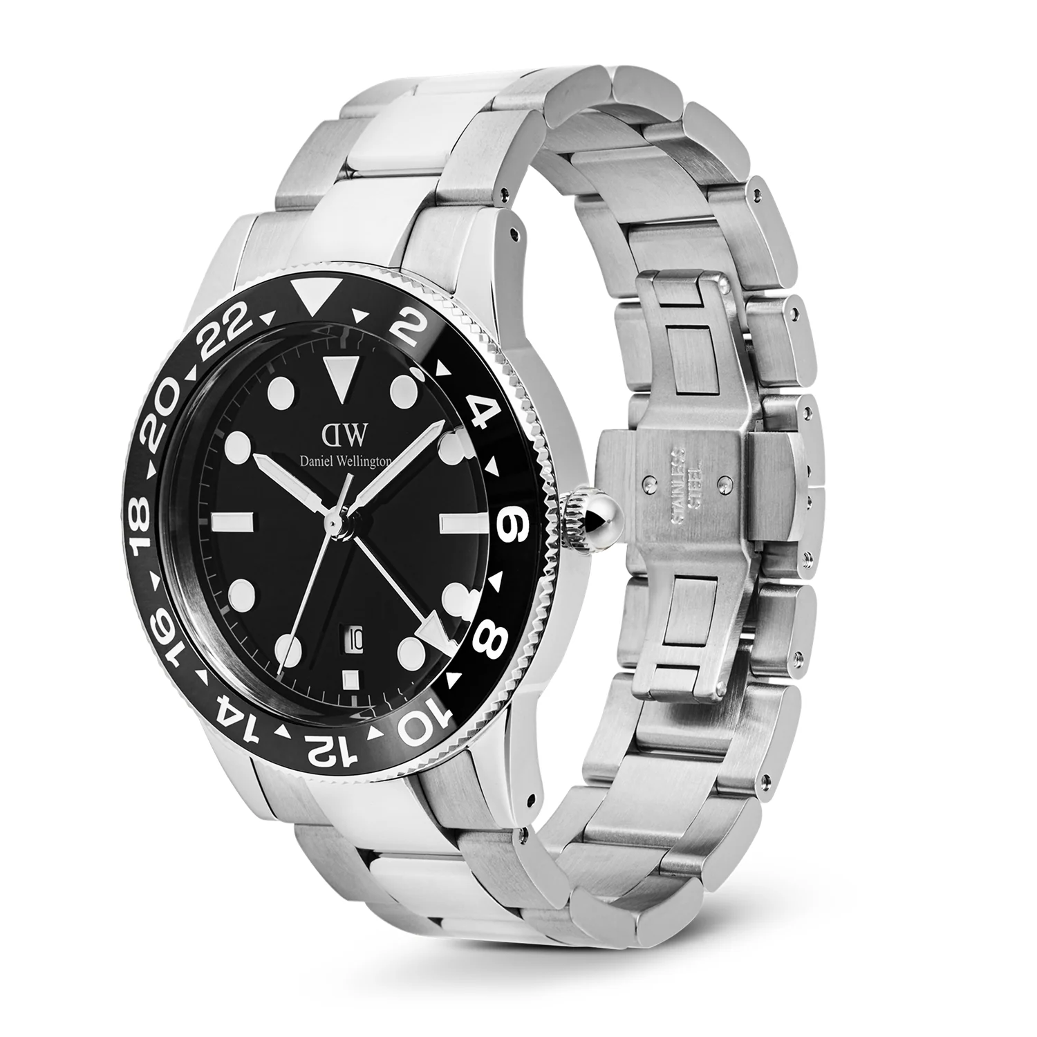 Daniel Wellington Iconic Link Schwarze Keramiklünette Herren Uhr DW00100919 - Image 4