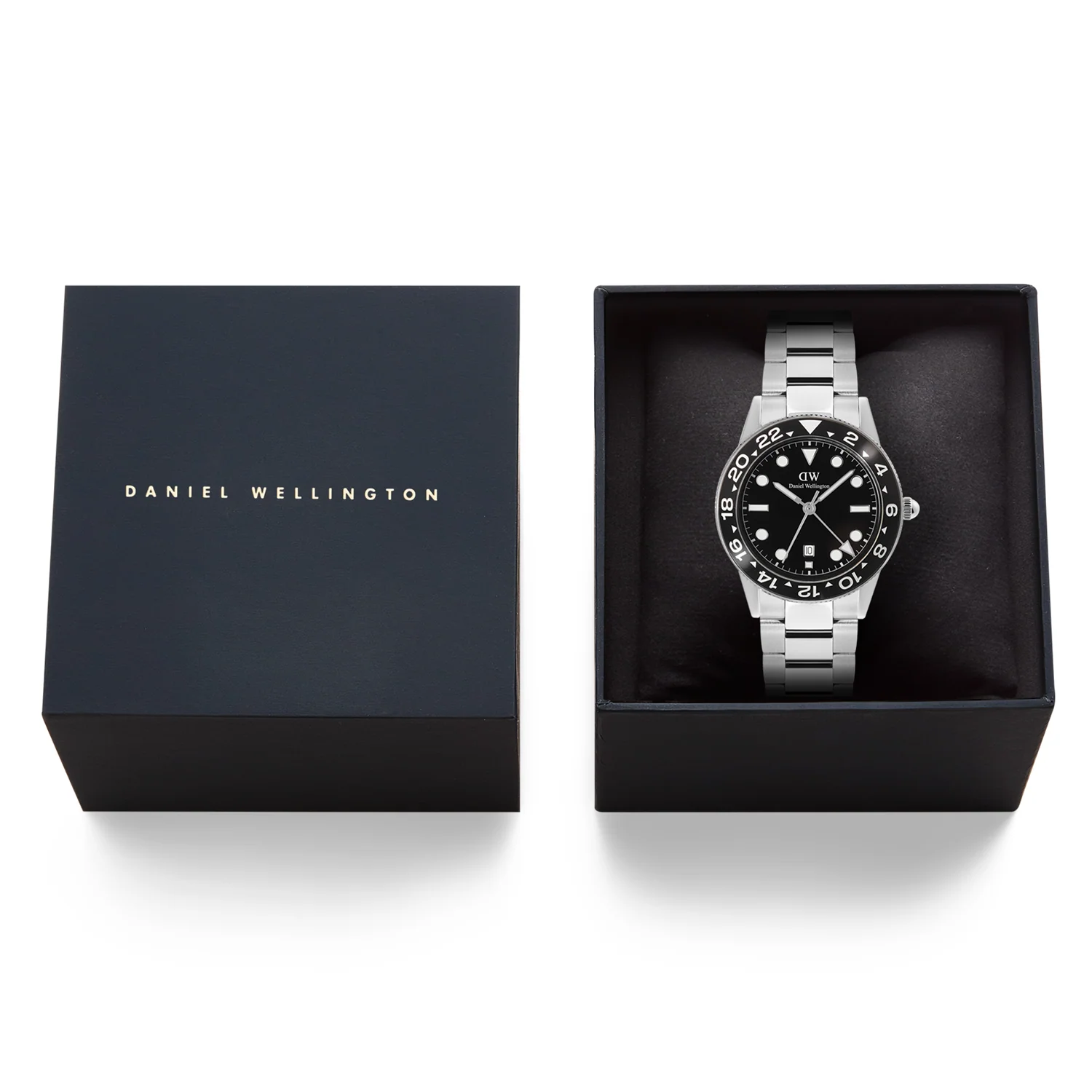 Daniel Wellington Iconic Link Schwarze Keramiklünette Herren Uhr DW00100919 - Image 6