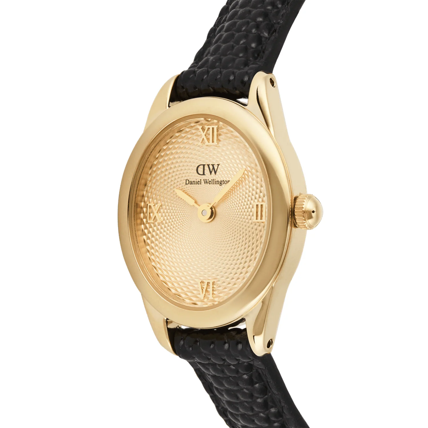 Daniel Wellington Ophelia Mini Black Lizard Unitone Goldfarben Uhr DW00100897 - Image 3