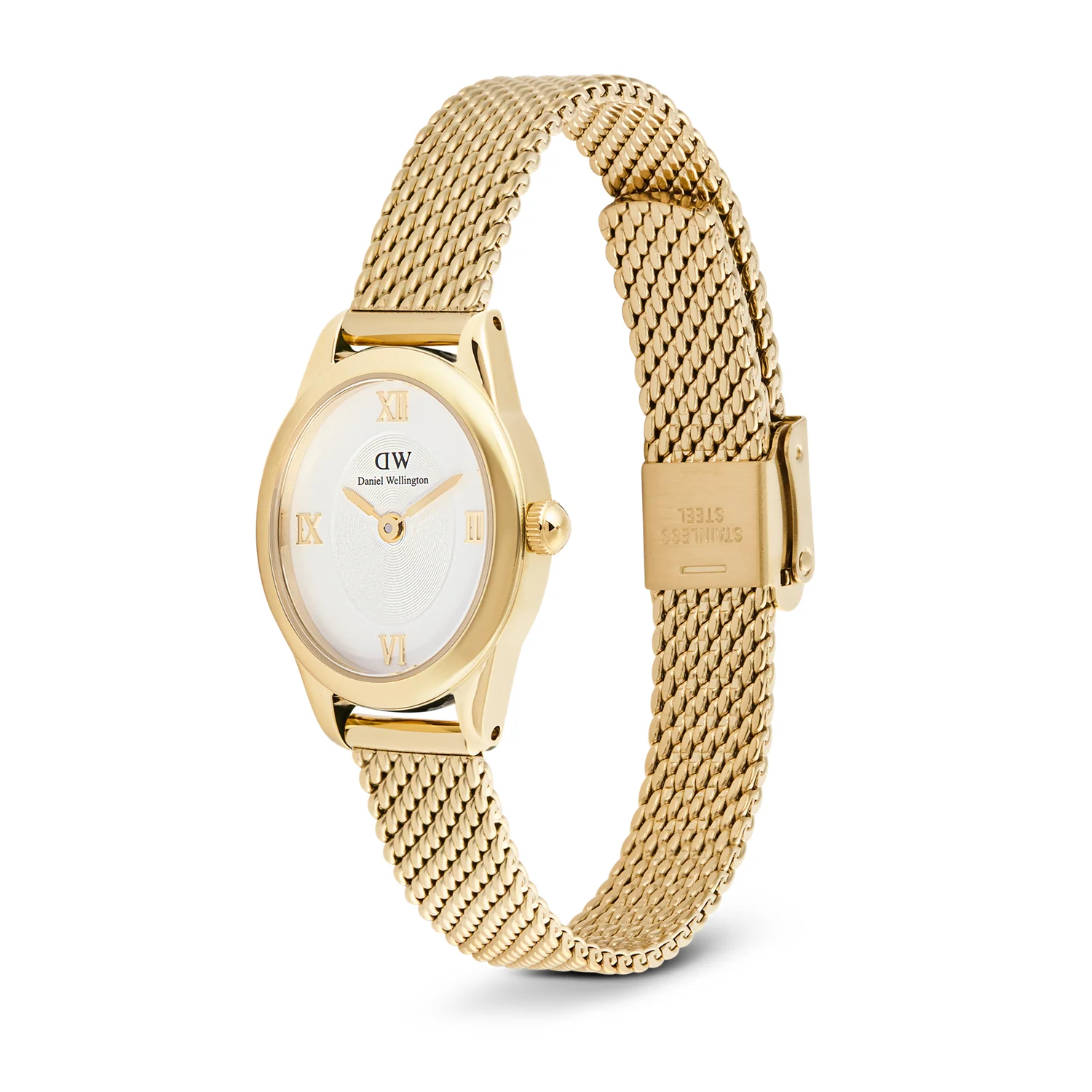 Daniel Wellington Ophelia Mini Mesh White Goldfarben Damenuhr DW00100939 - Image 4