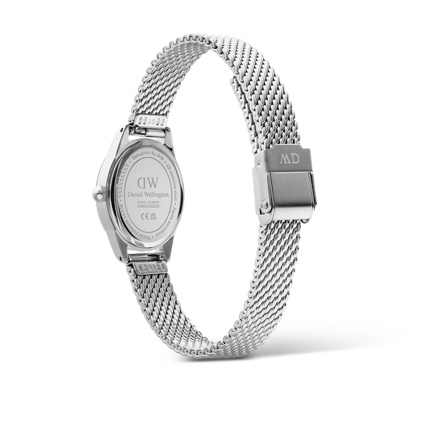 Daniel Wellington Ophelia Mini Mesh White Silver Damenuhr DW00100938 - Image 5