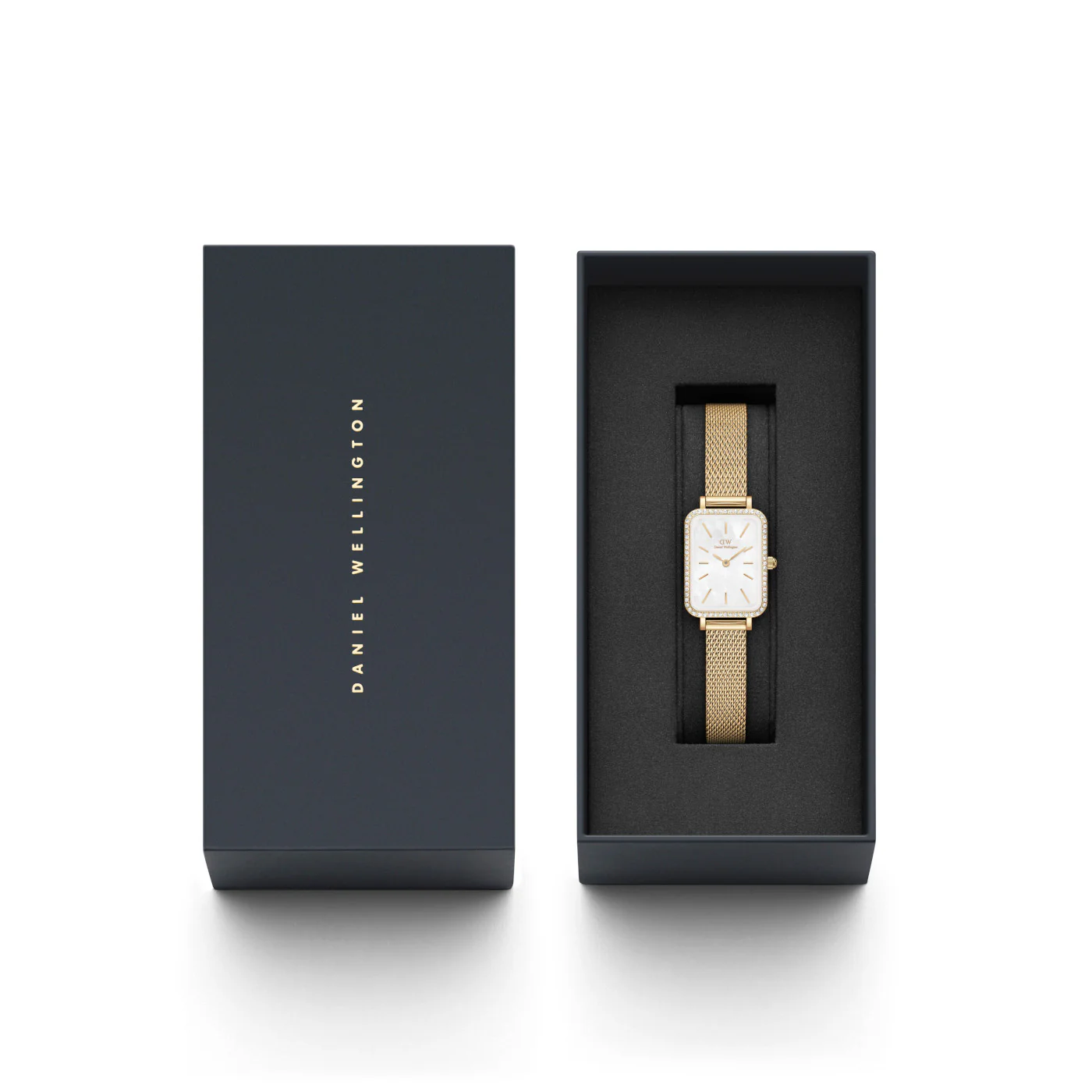 Daniel Wellington Petite Quadro damen Uhr Gold DW00100668 - Image 6