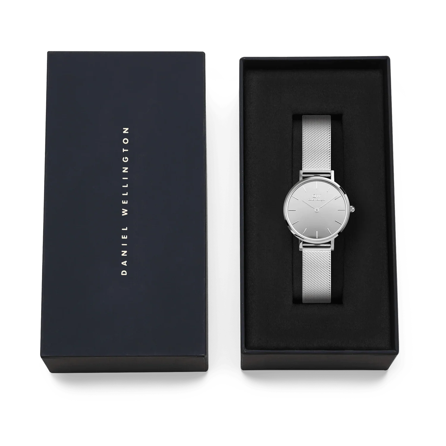 Daniel Wellington Petite&Quadro Mini Reflection Silberne Damenuhr DW00100796 - Image 6