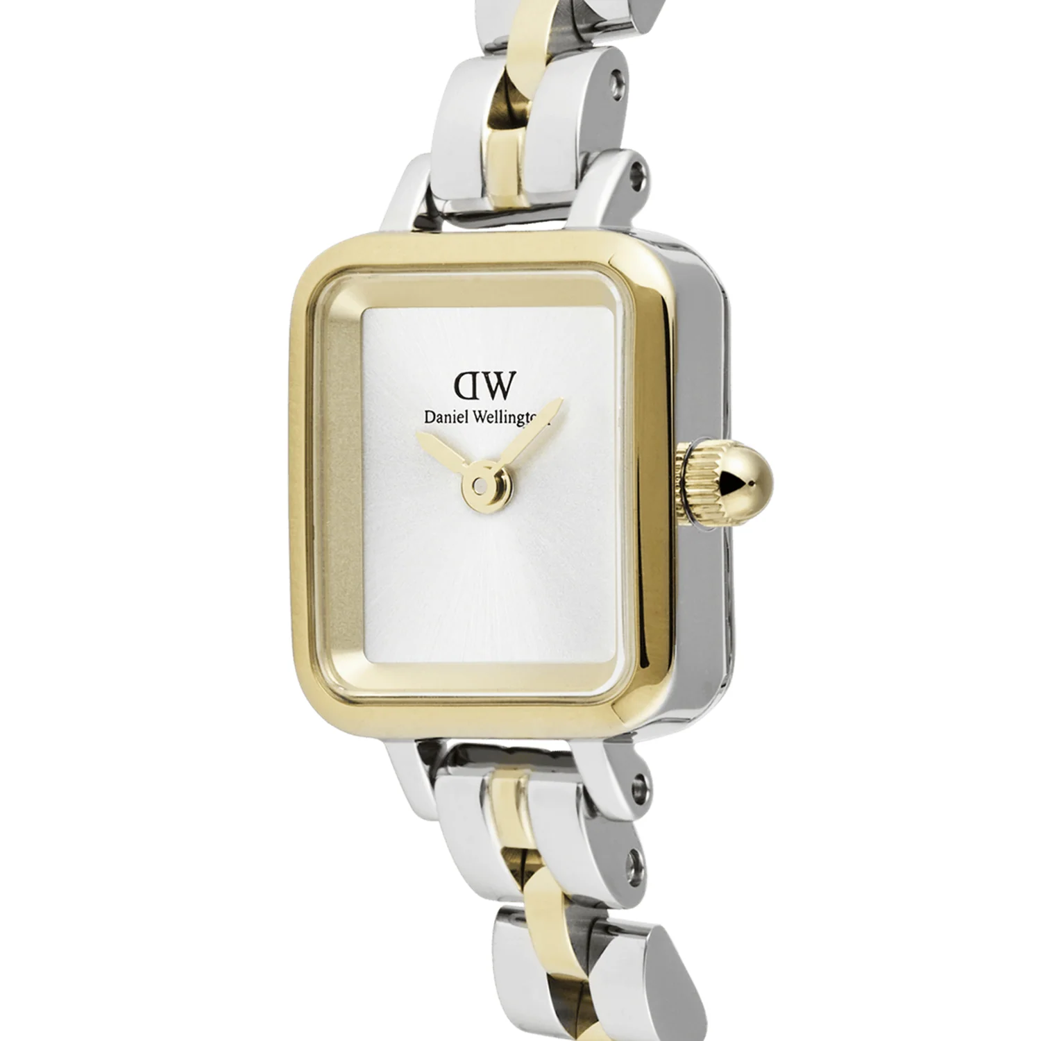 Daniel Wellington Quadro Mini Arch 3-Link Bicolor Damen Uhr DW00100925 - Image 3