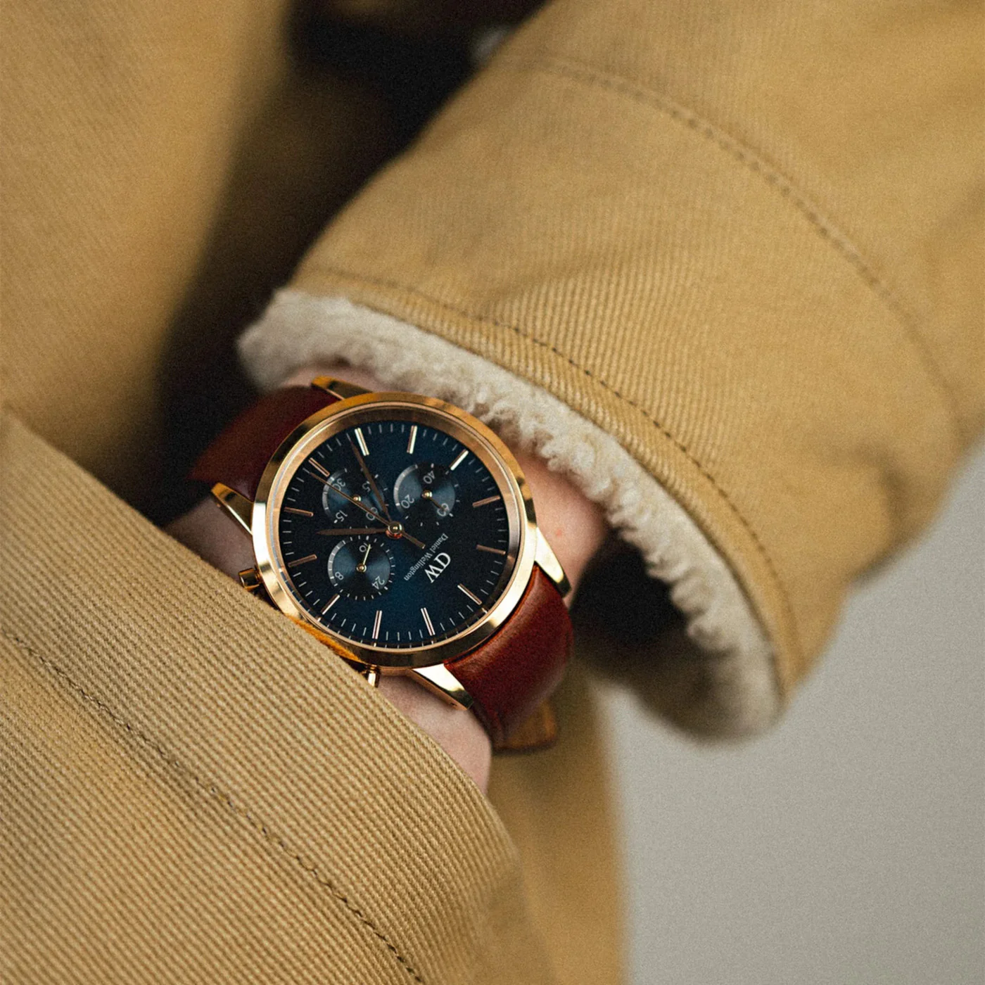 Daniel Wellington St. Mawes herren Uhr Braun DW00100639 - Image 2