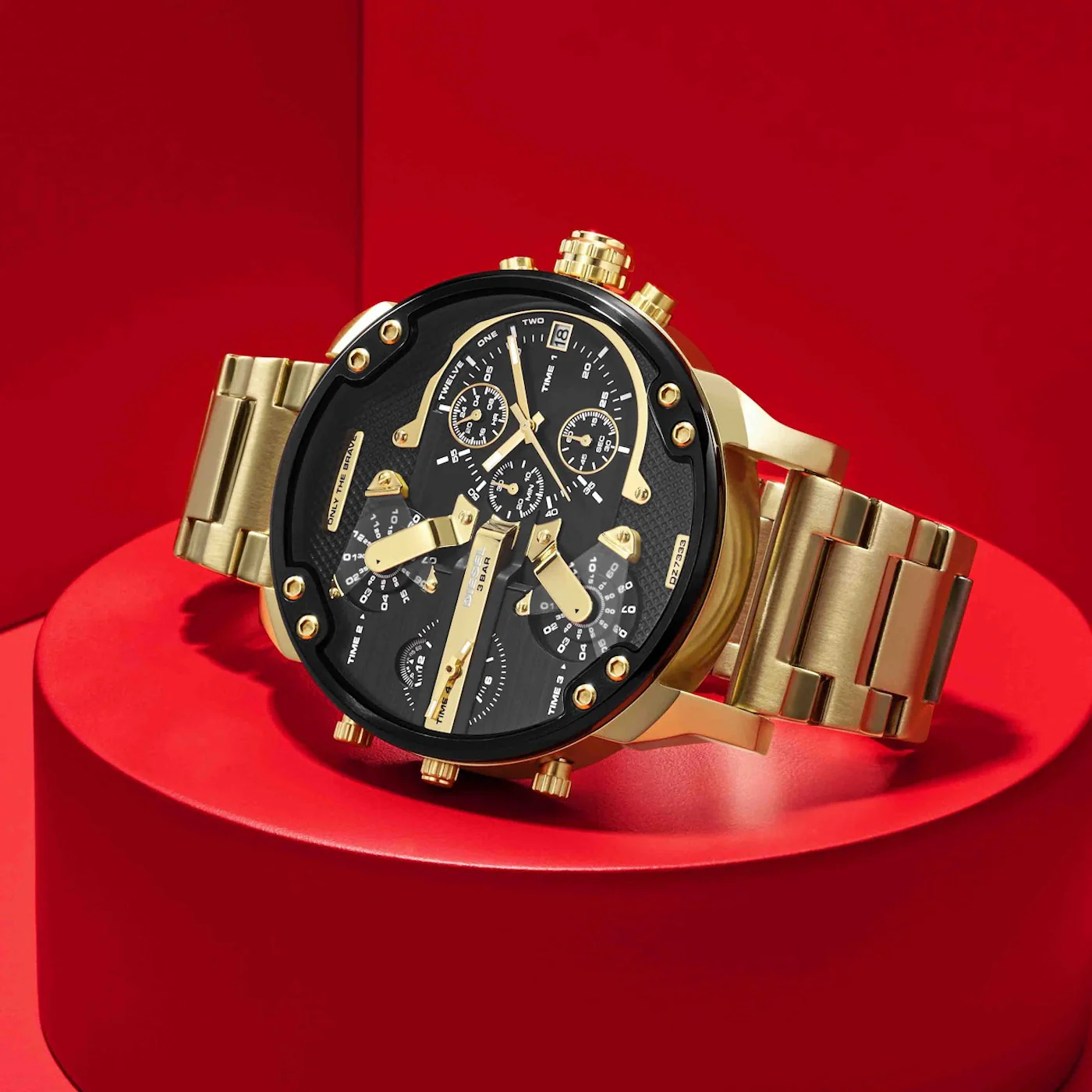 Diesel Mr. Daddy 2.0 herren Uhr Gold DZ7333 - Image 3