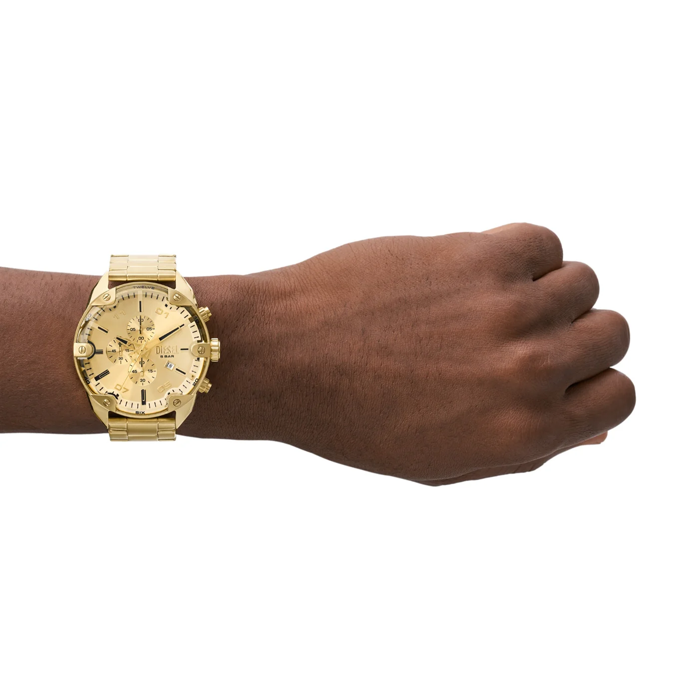 Diesel Spiked herren Uhr Gold DZ4608 - Image 2