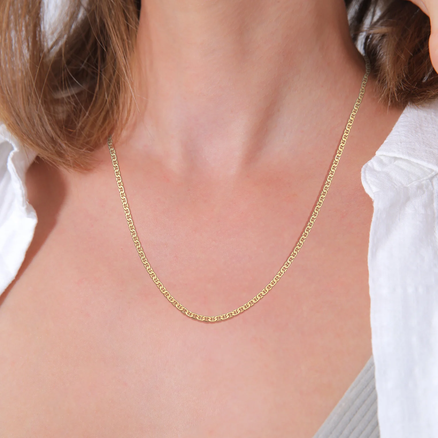 Elli 925 Sterling Silver Link Chain Necklace 2004-BF-0007945-001 - Image 5