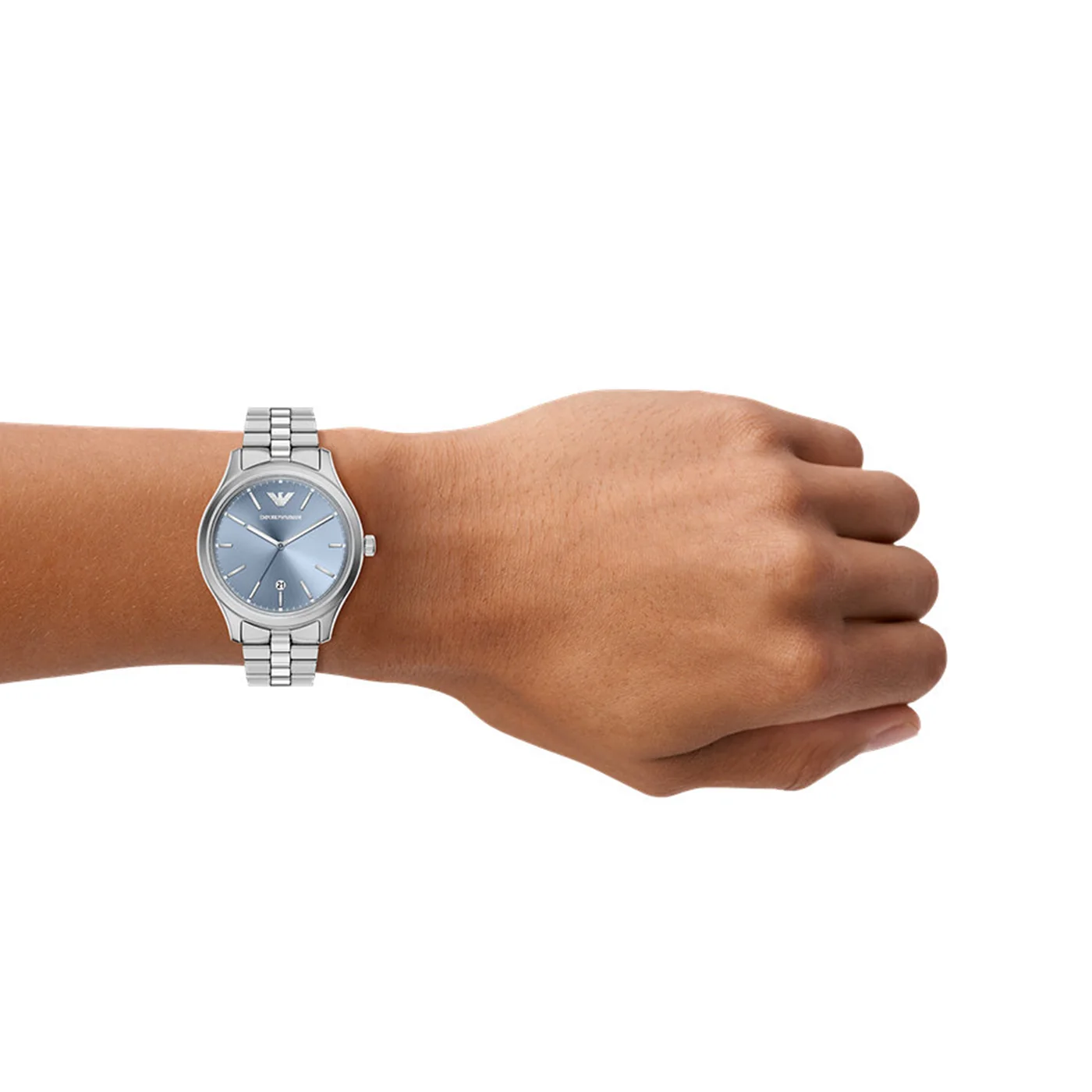 Emporio Armani Round Blue Dial Watch AR11748 - Image 3