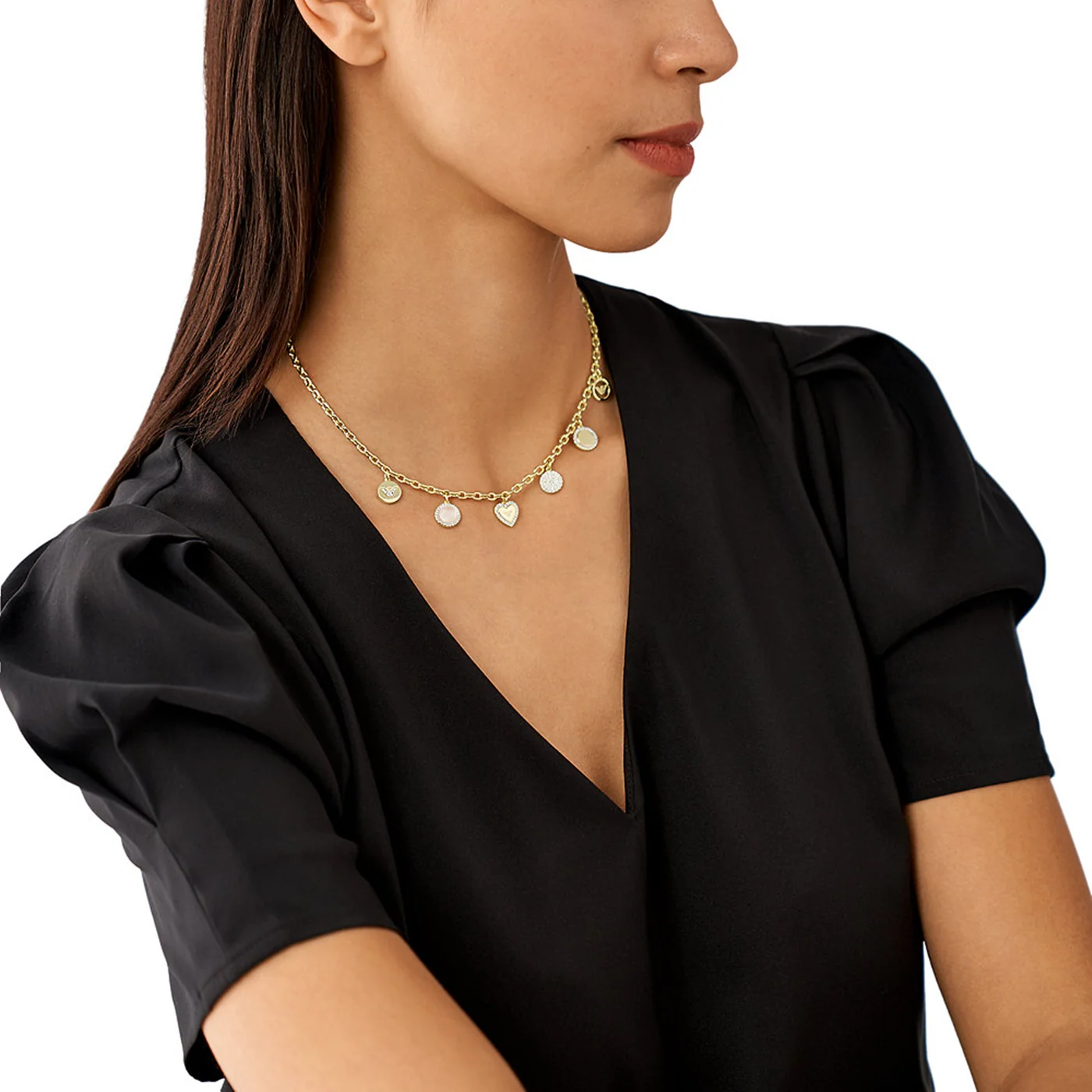 Emporio Armani Sentimental Goldfarbene Kette EGS3103710 - Image 2