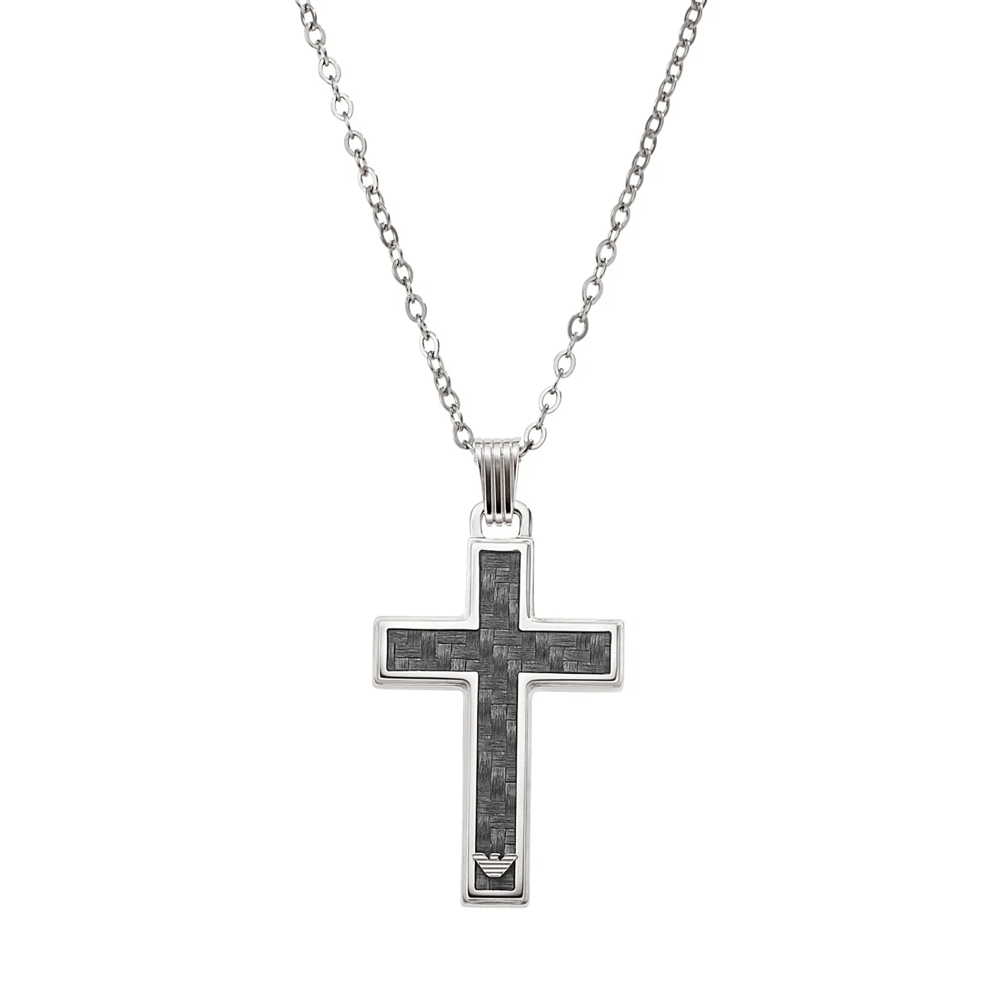 Emporio Armani Silberfarbene Herren Kette EGS1705040 (Länge: 50.00 - 55.00 cm)
