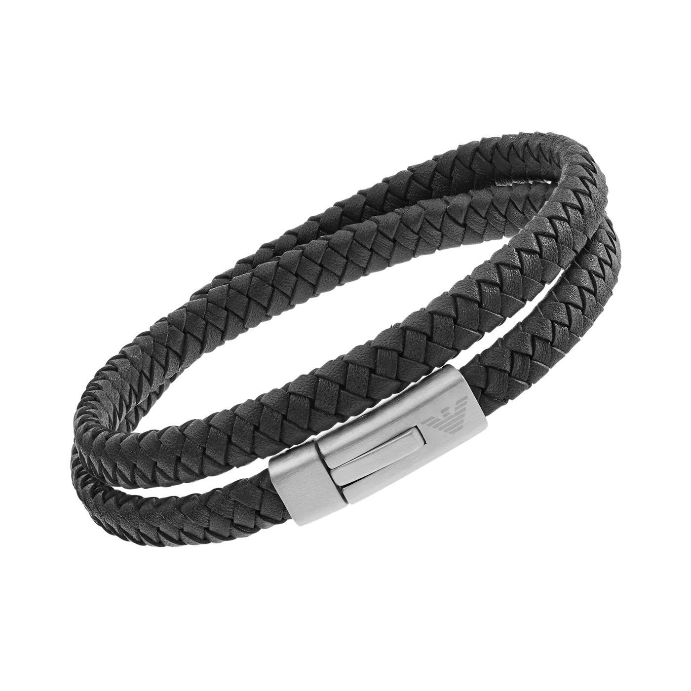 Emporio Armani Silberfarbene Signature Armband EGS2176040 - Image 4