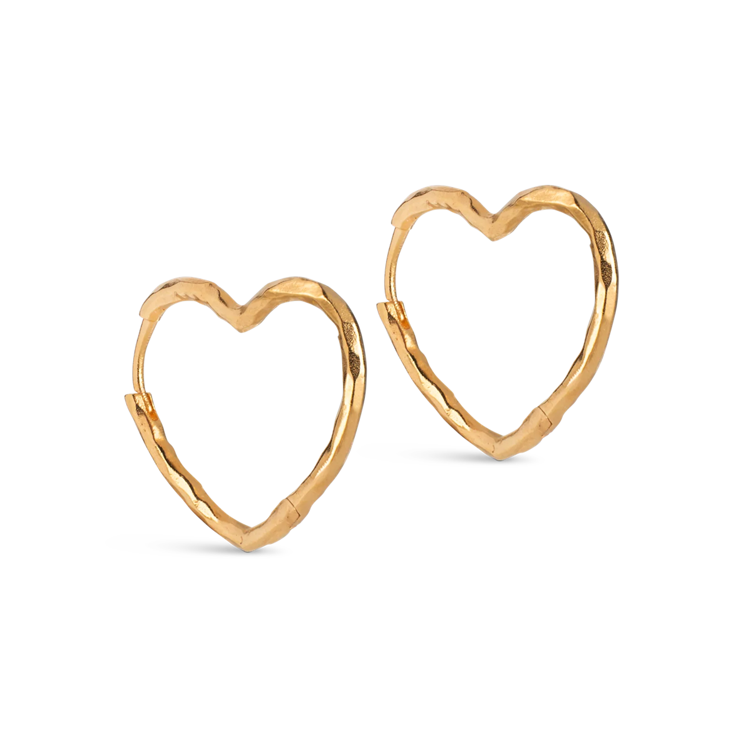 ENAMEL Copenhagen Organic Heart 925 Sterling Silver Ohrringe E414GM