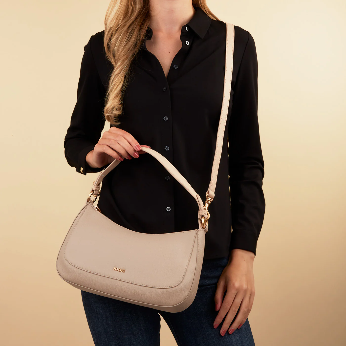 estate damen schultertasche beige 4140006449102 - Image 2