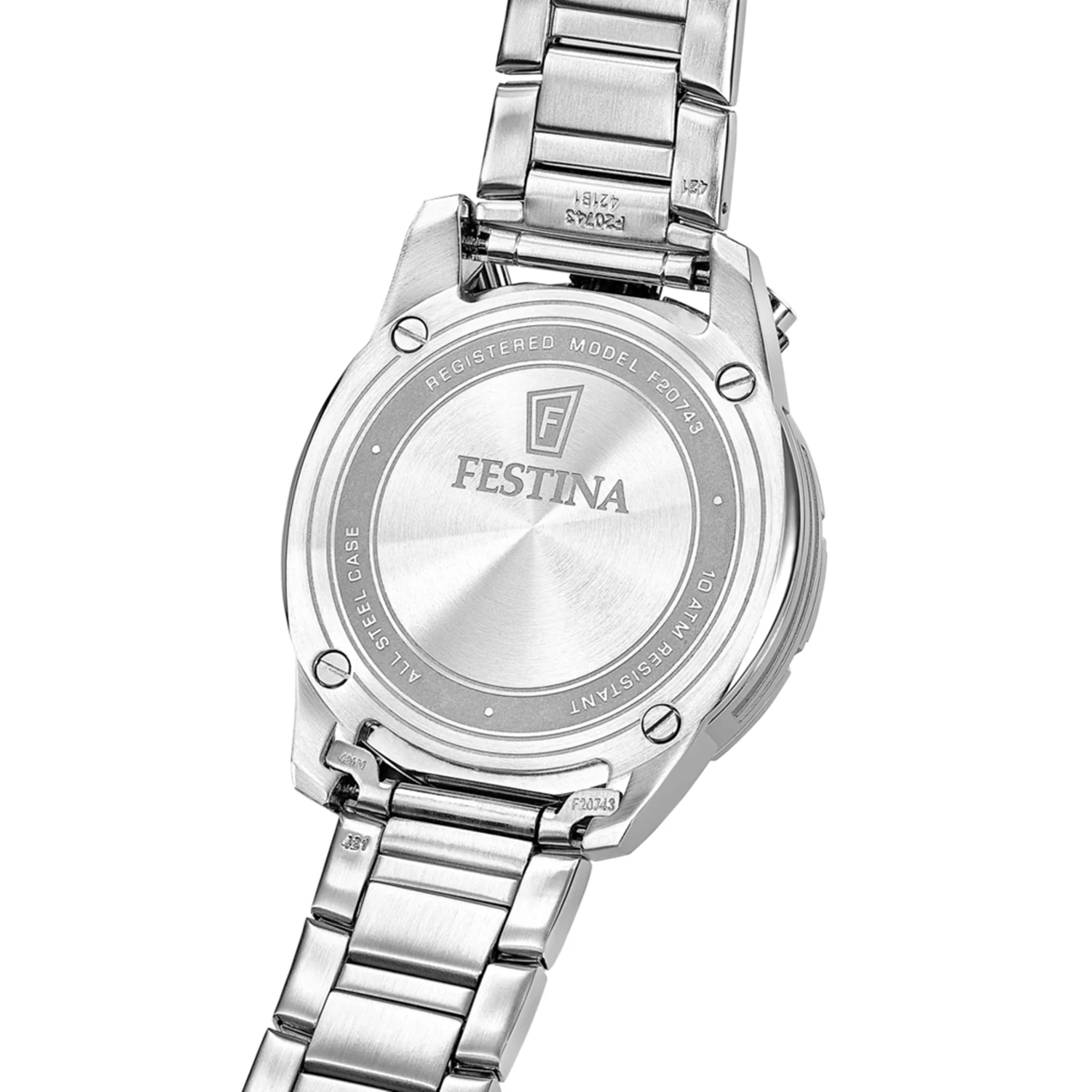 Festina Bullhead Green Chronograph Men's Watch F20743/2 - Image 7