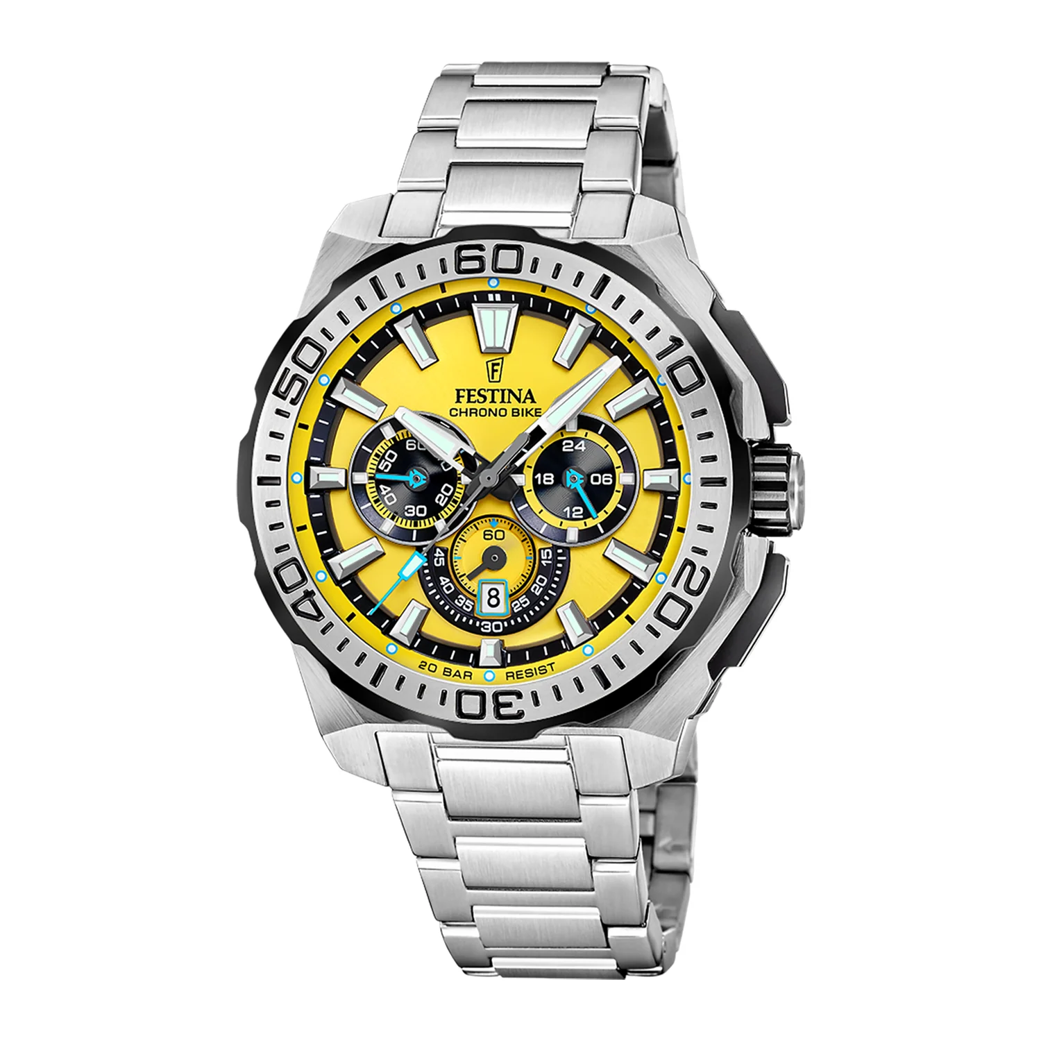 Festina Chrono Bike Gelbe Herrenuhr F20724/4