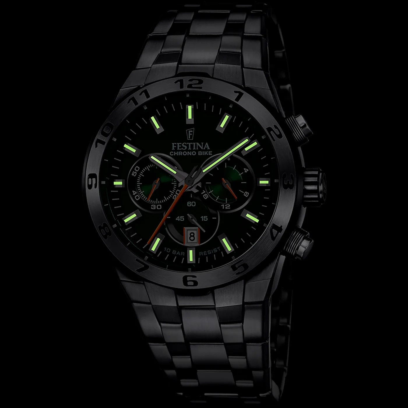 Festina Chrono Bike herren Uhr Silber F20670/2 - Image 4