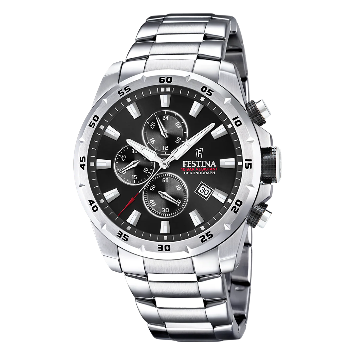 Festina Chrono Sport herren Uhr Silber F20463-4