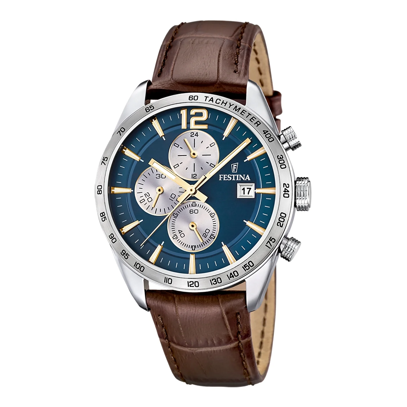Festina Timeless Chrono herren Uhr Braun F16760/7