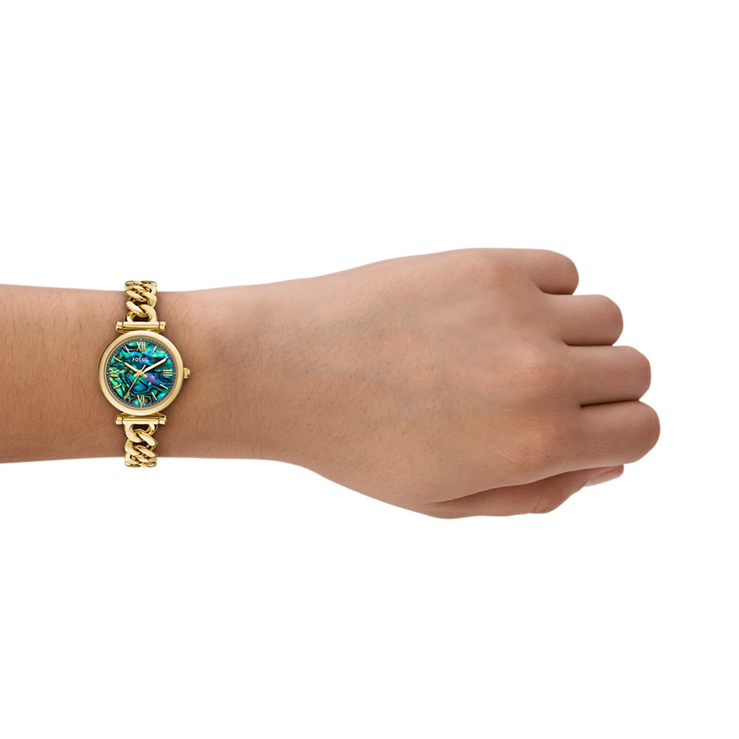 Fossil Carlie Damenuhr Aus Gold Und Schwarzen Perlen ES5416 - Image 2