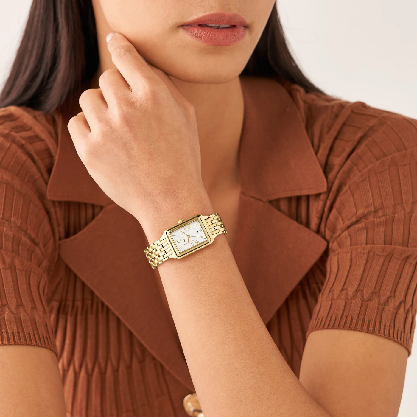 Fossil damen Uhr Gold ES5220 - Image 2